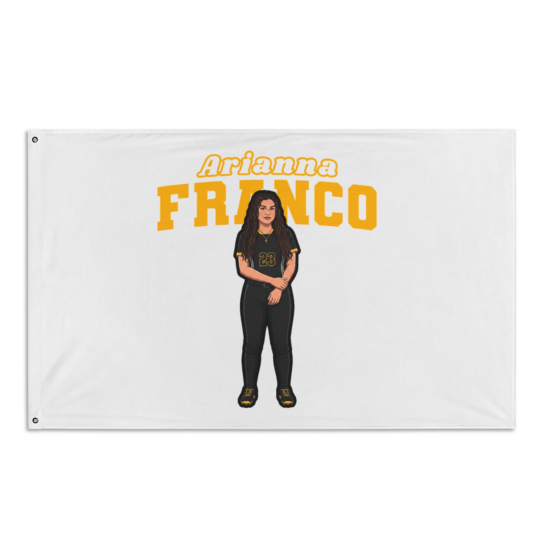 Flag (35 × 56 in) — character_name_arch in Classic