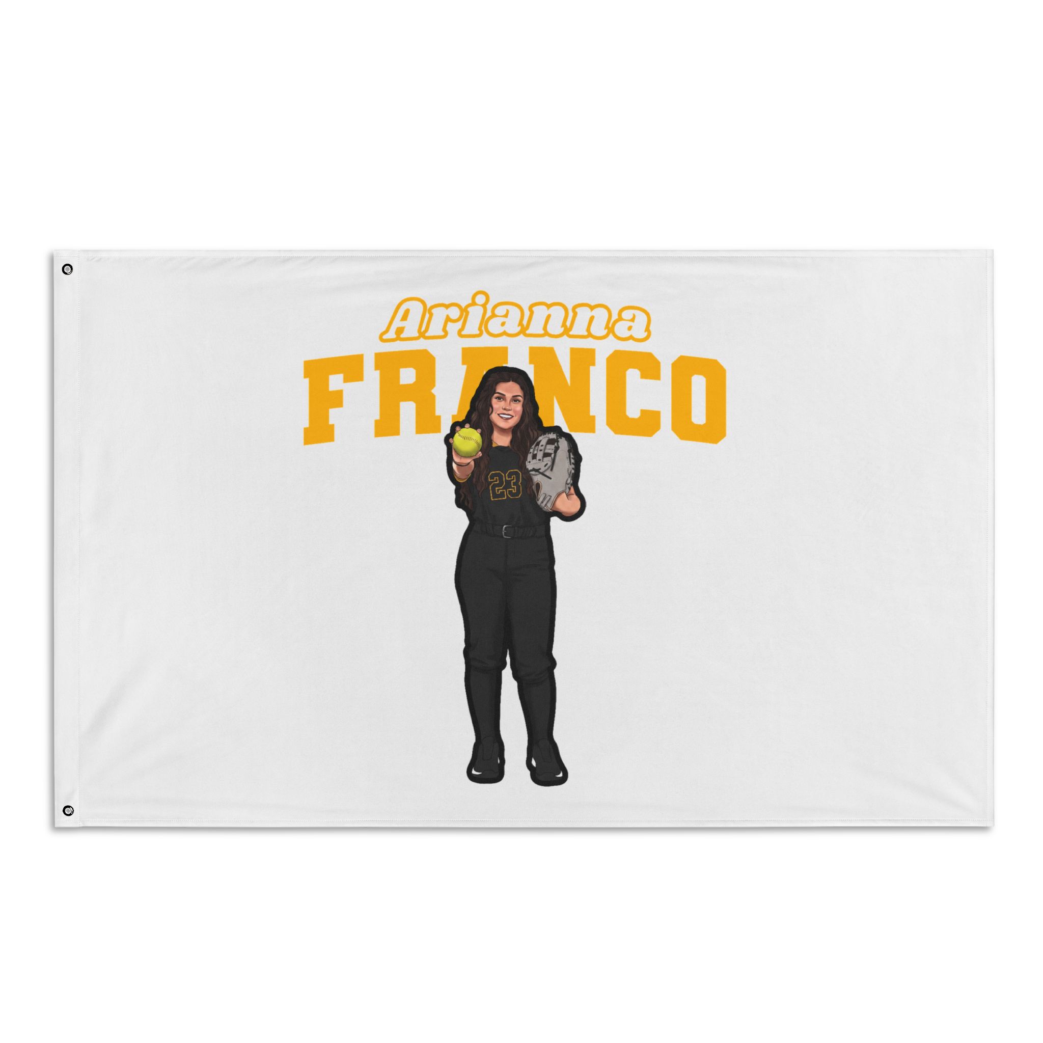 Flag (35 × 56 in) — character_name_arch in Classic