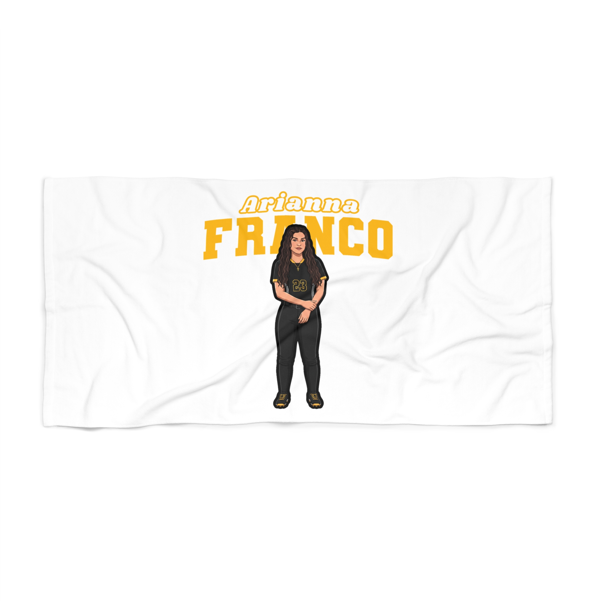 Beach Towel — character_name_arch in Classic