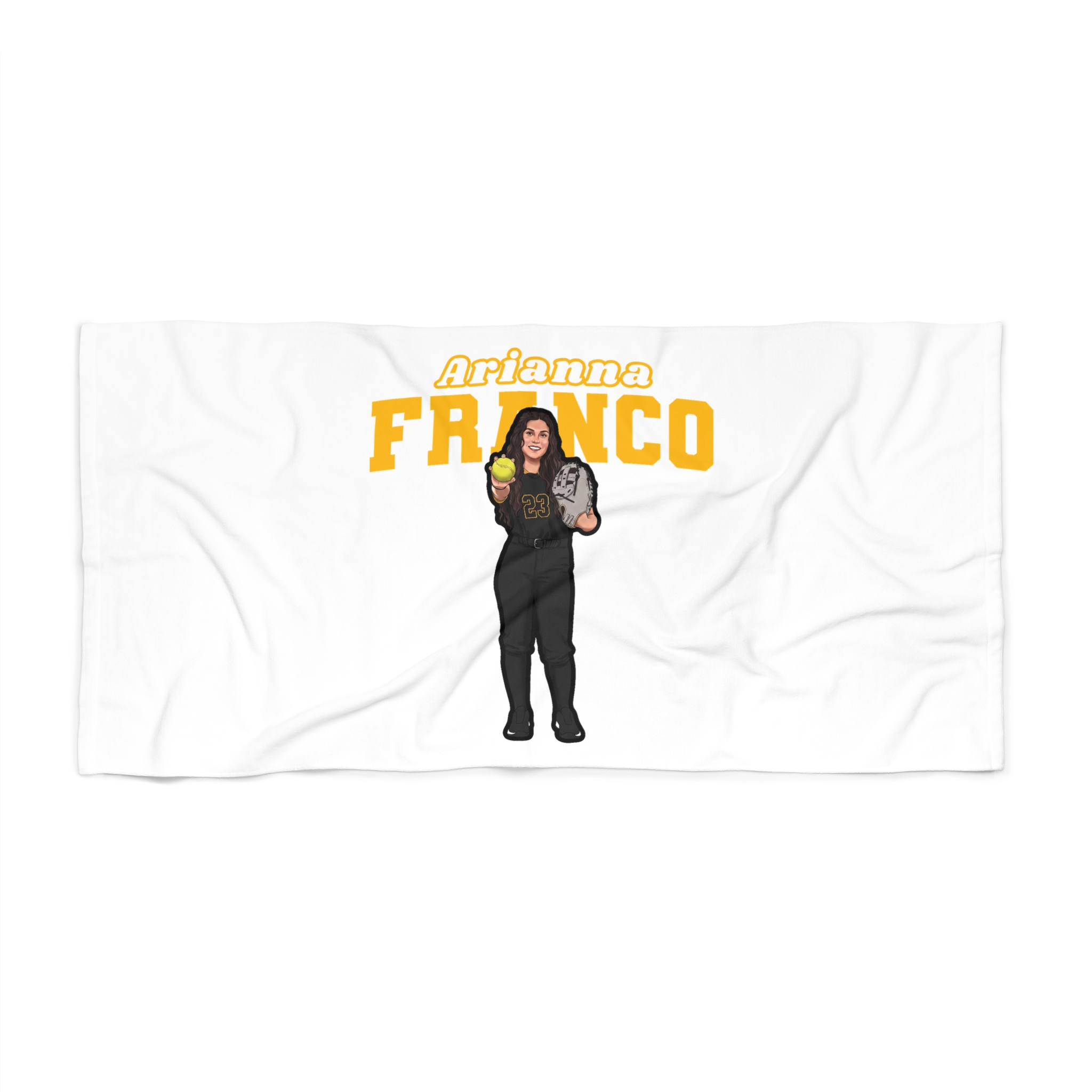 Beach Towel — character_name_arch in Classic