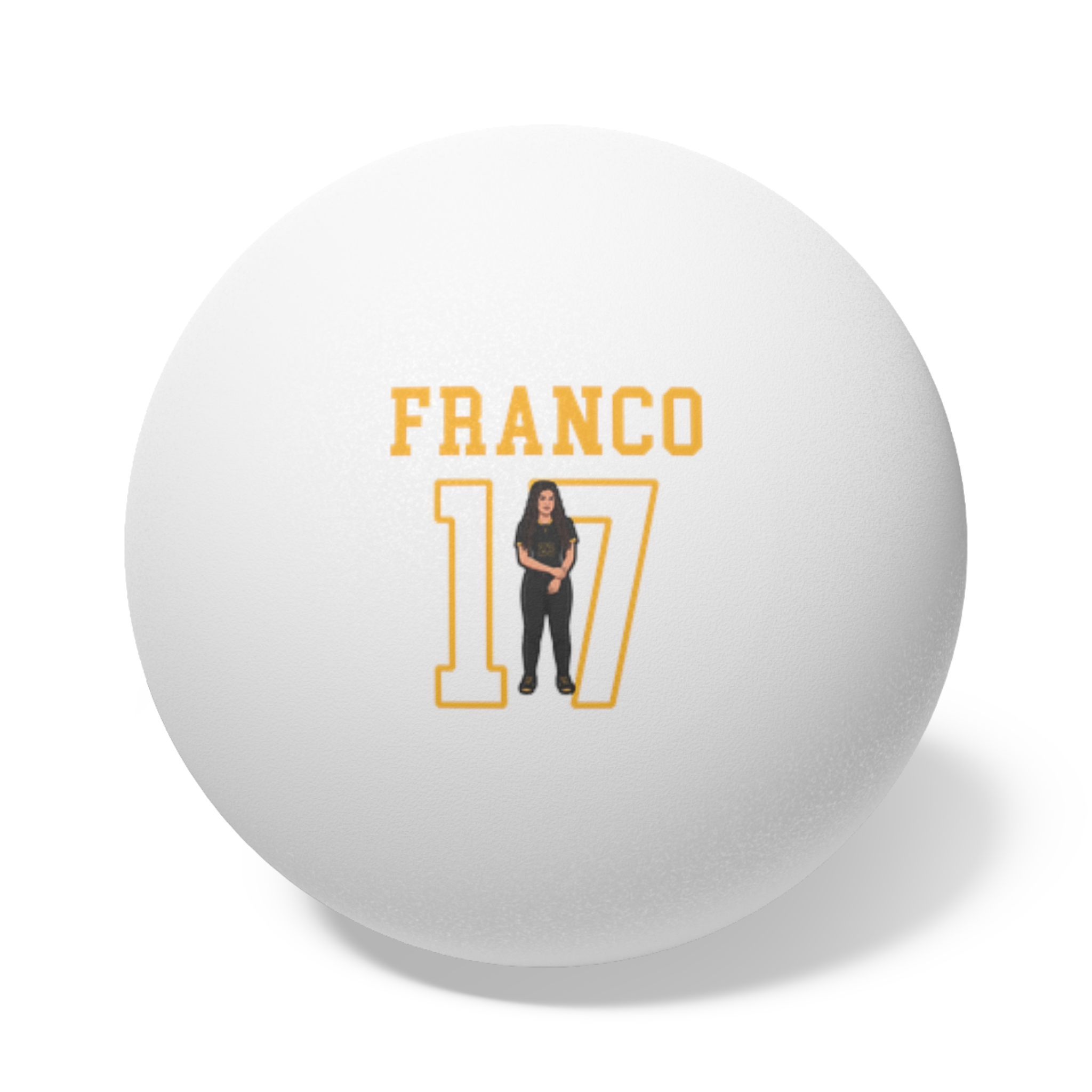 Ping Pong Balls, 6 pcs — character_shirsey in White