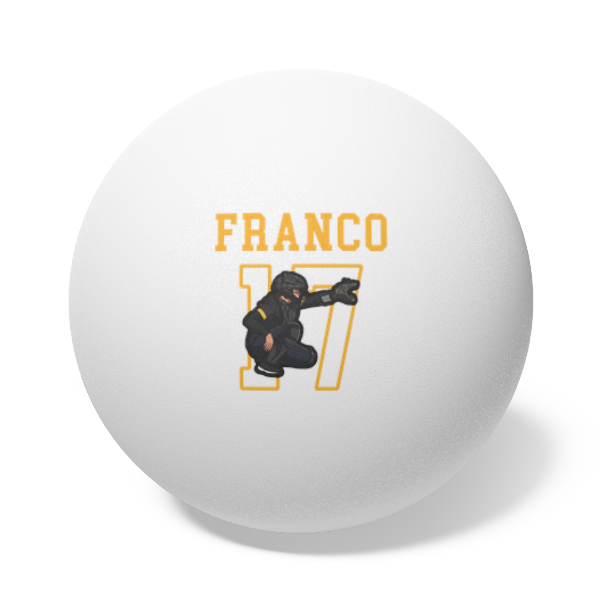 Ping Pong Balls, 6 pcs — character_shirsey in White
