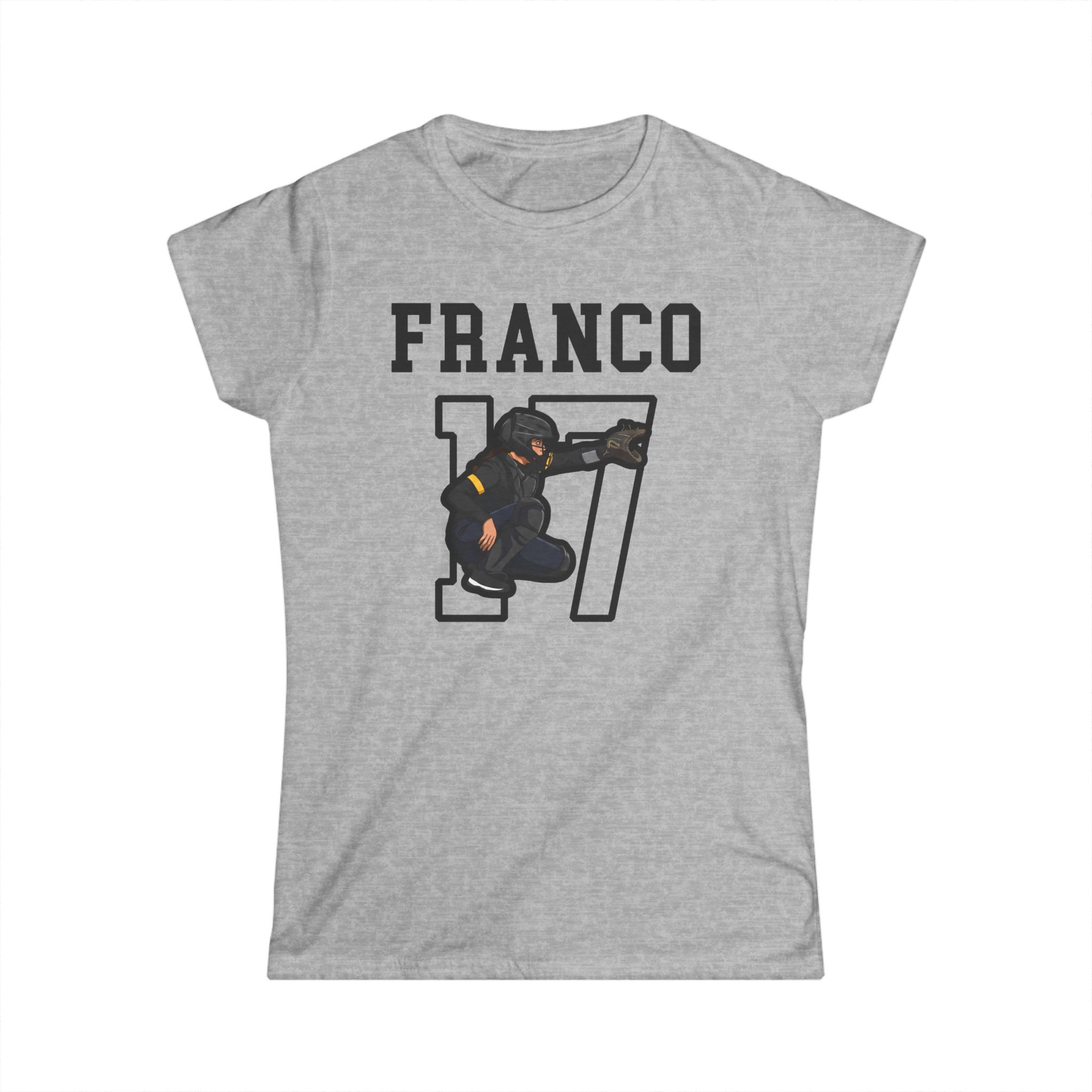 Women's Softstyle Tee — character_shirsey in Grey