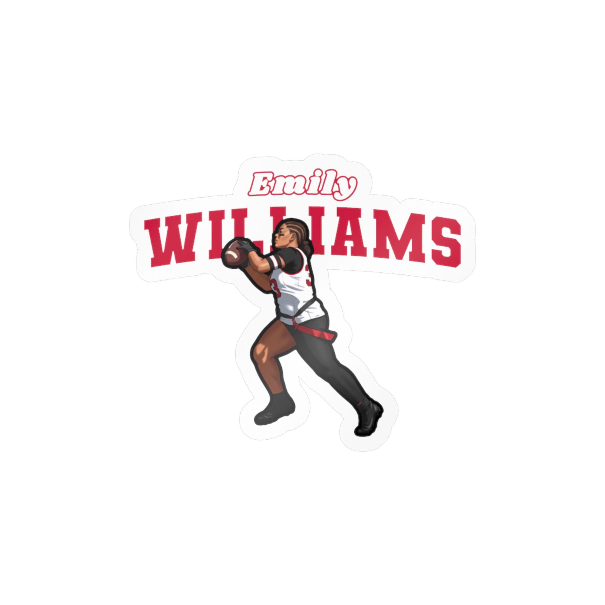 Vinyl Sticker — character_name_arch in Classic
