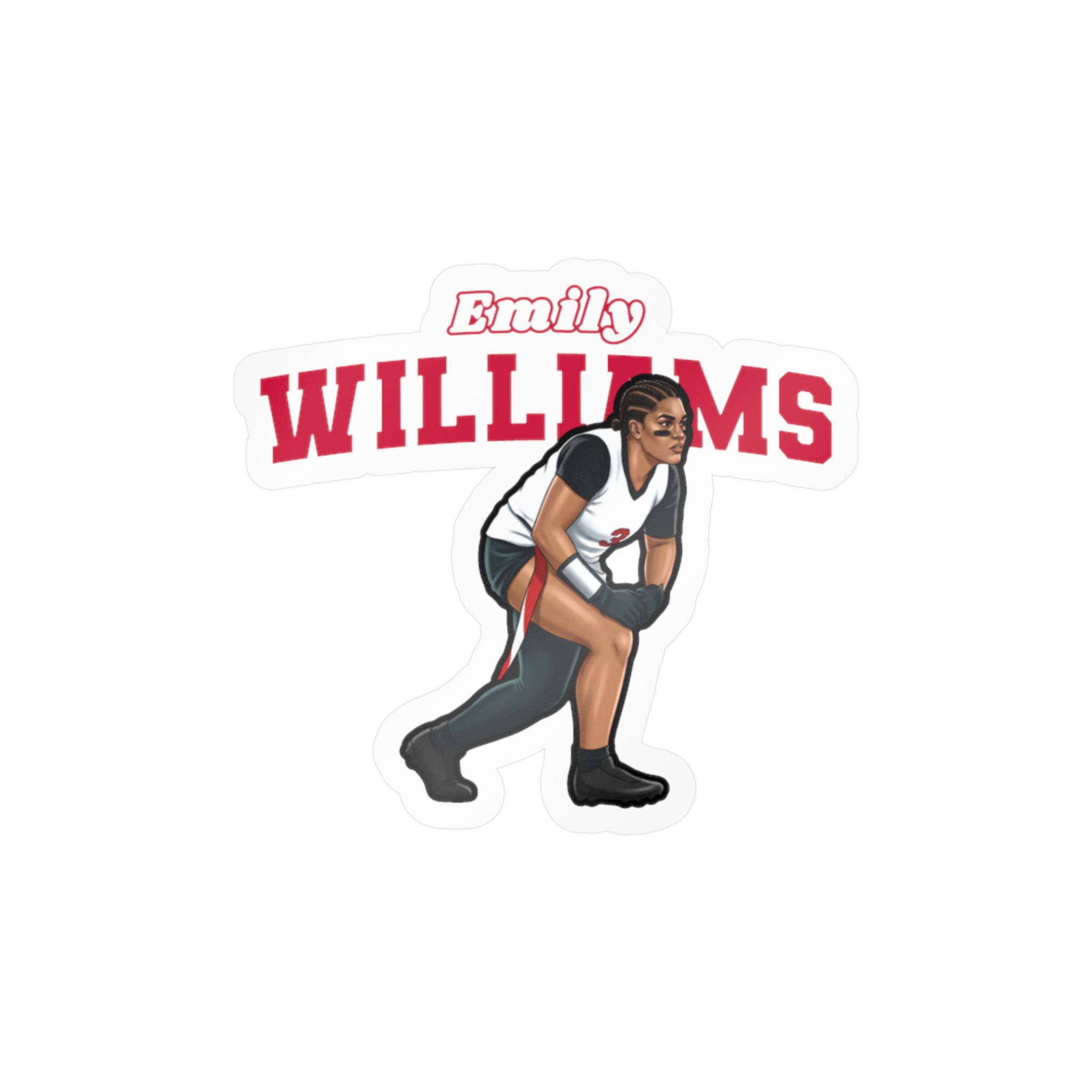 Vinyl Sticker — character_name_arch in Classic