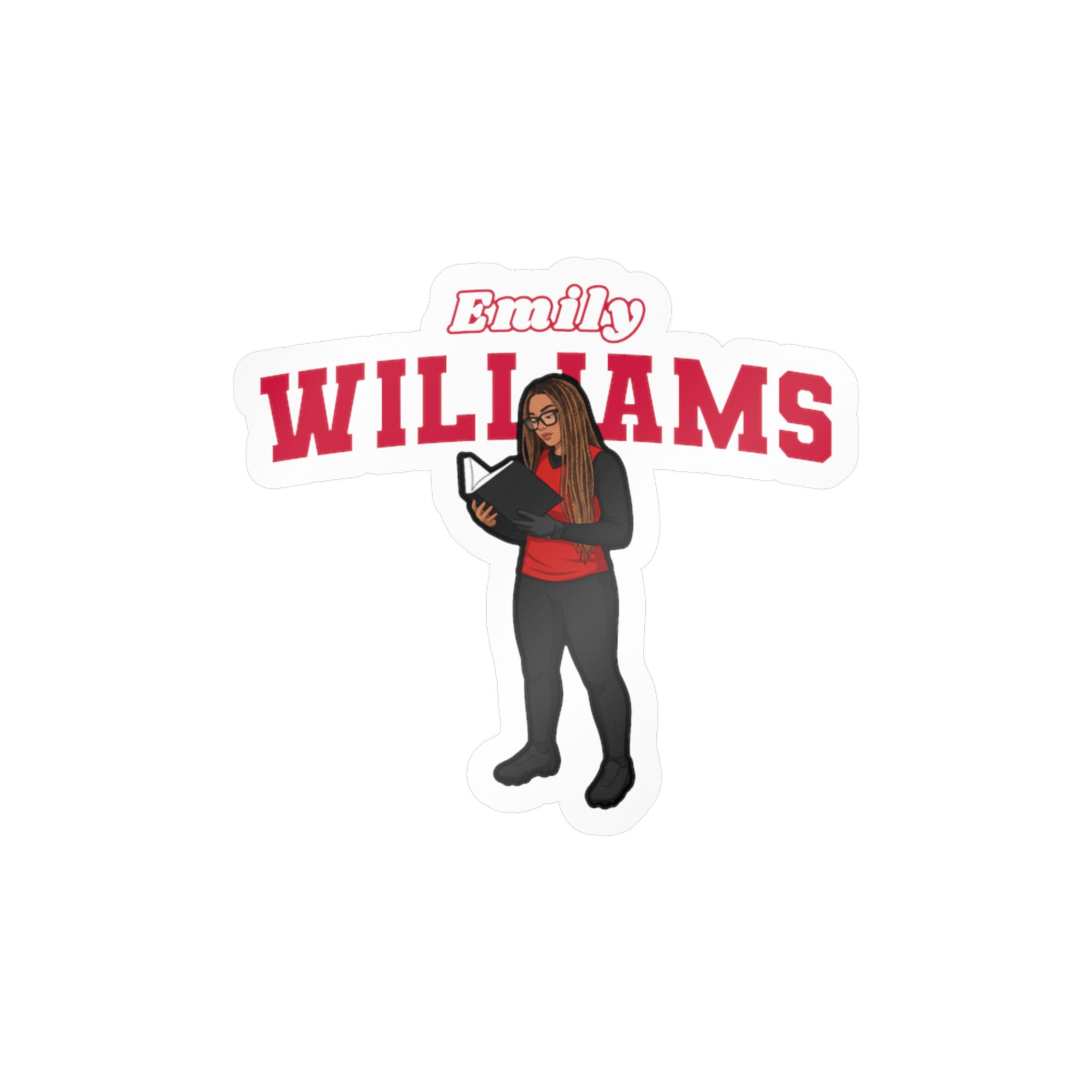 Vinyl Sticker — character_name_arch in Classic