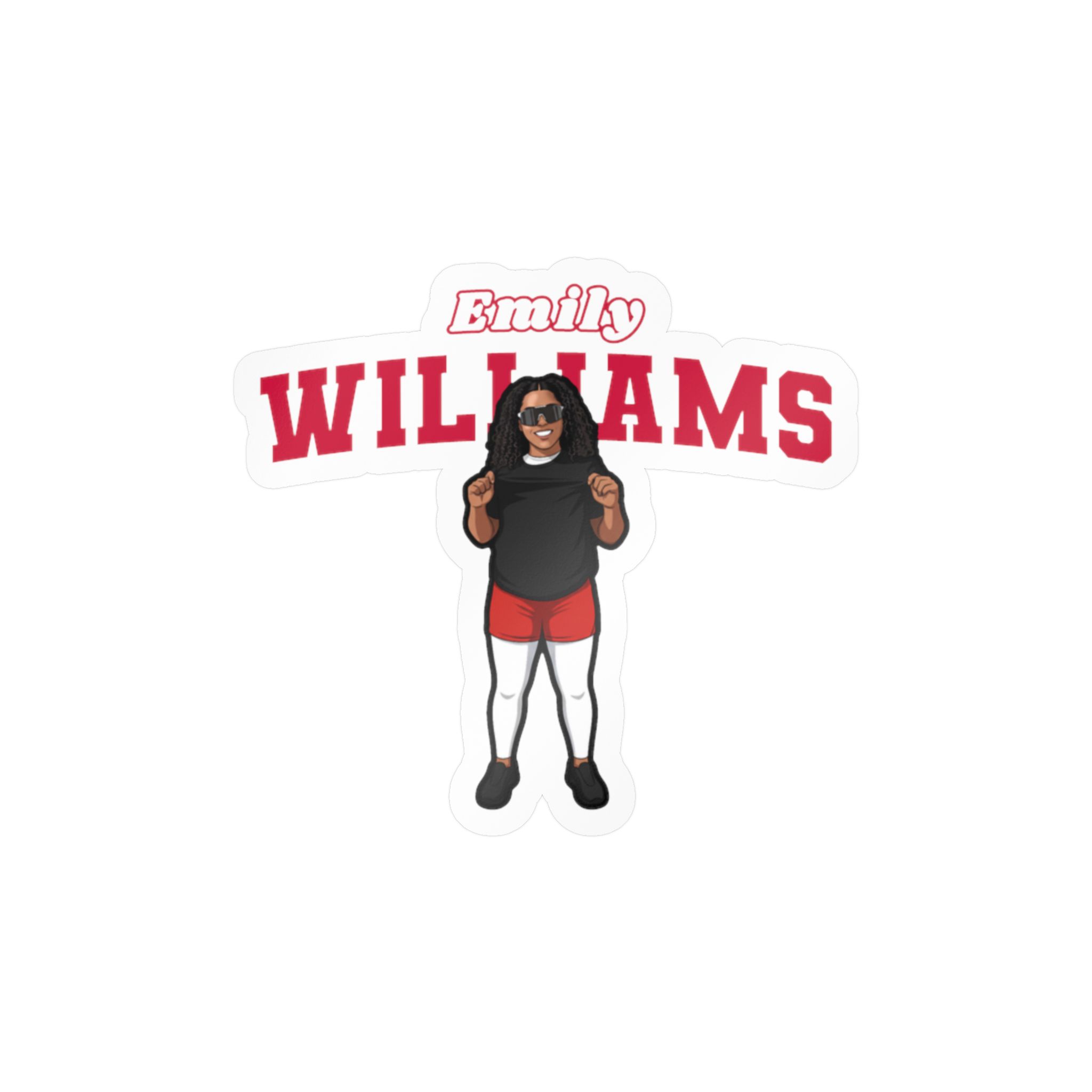 Vinyl Sticker — character_name_arch in Classic