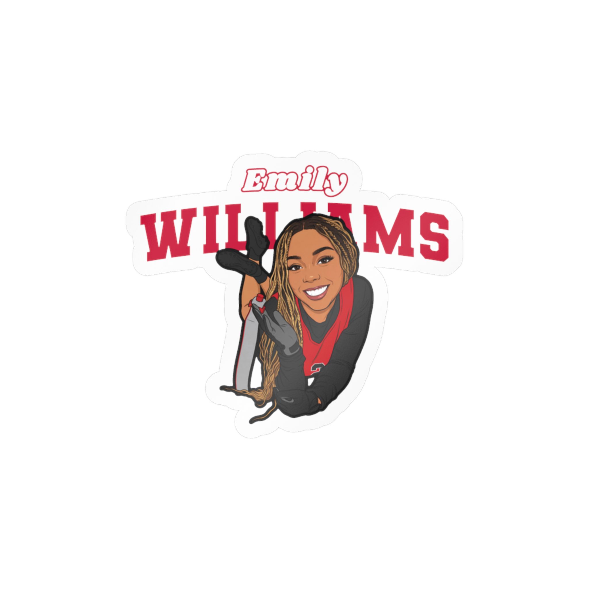 Vinyl Sticker — character_name_arch in Classic