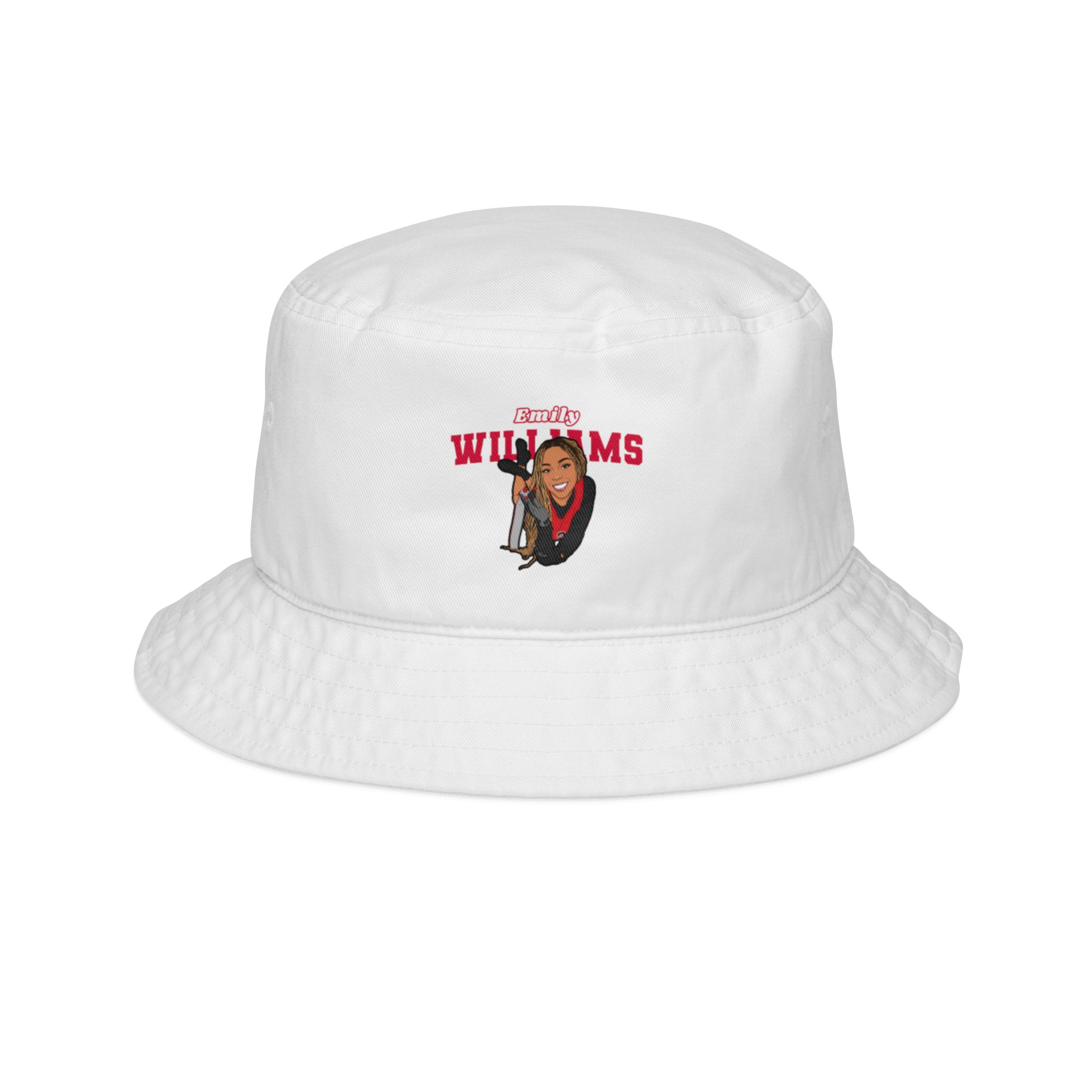 Bucket Hat — character_name_arch in White
