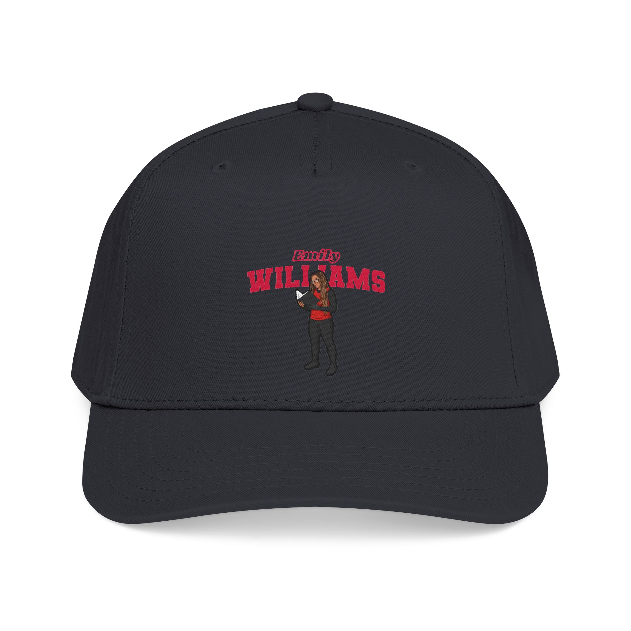 Baseball Cap — character_name_arch in Black