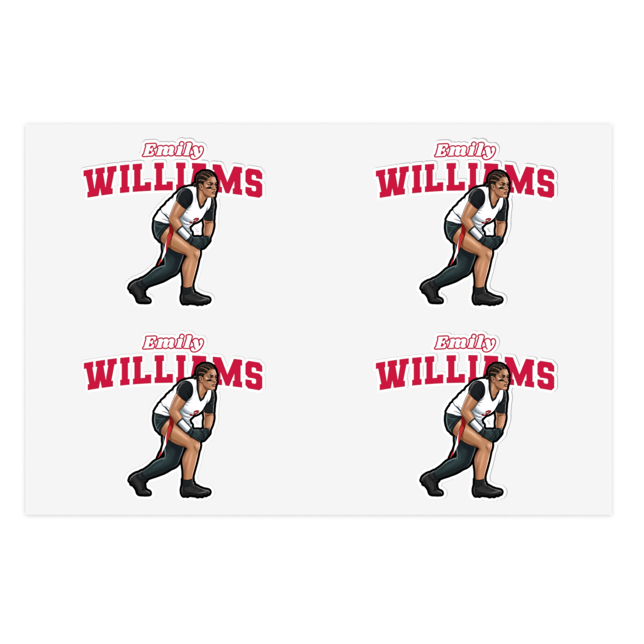 Sticker Sheet — character_name_arch in Classic