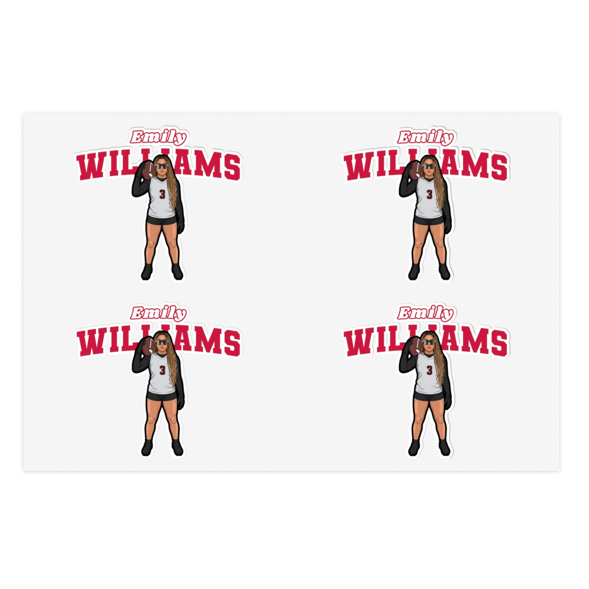 Sticker Sheet — character_name_arch in Classic