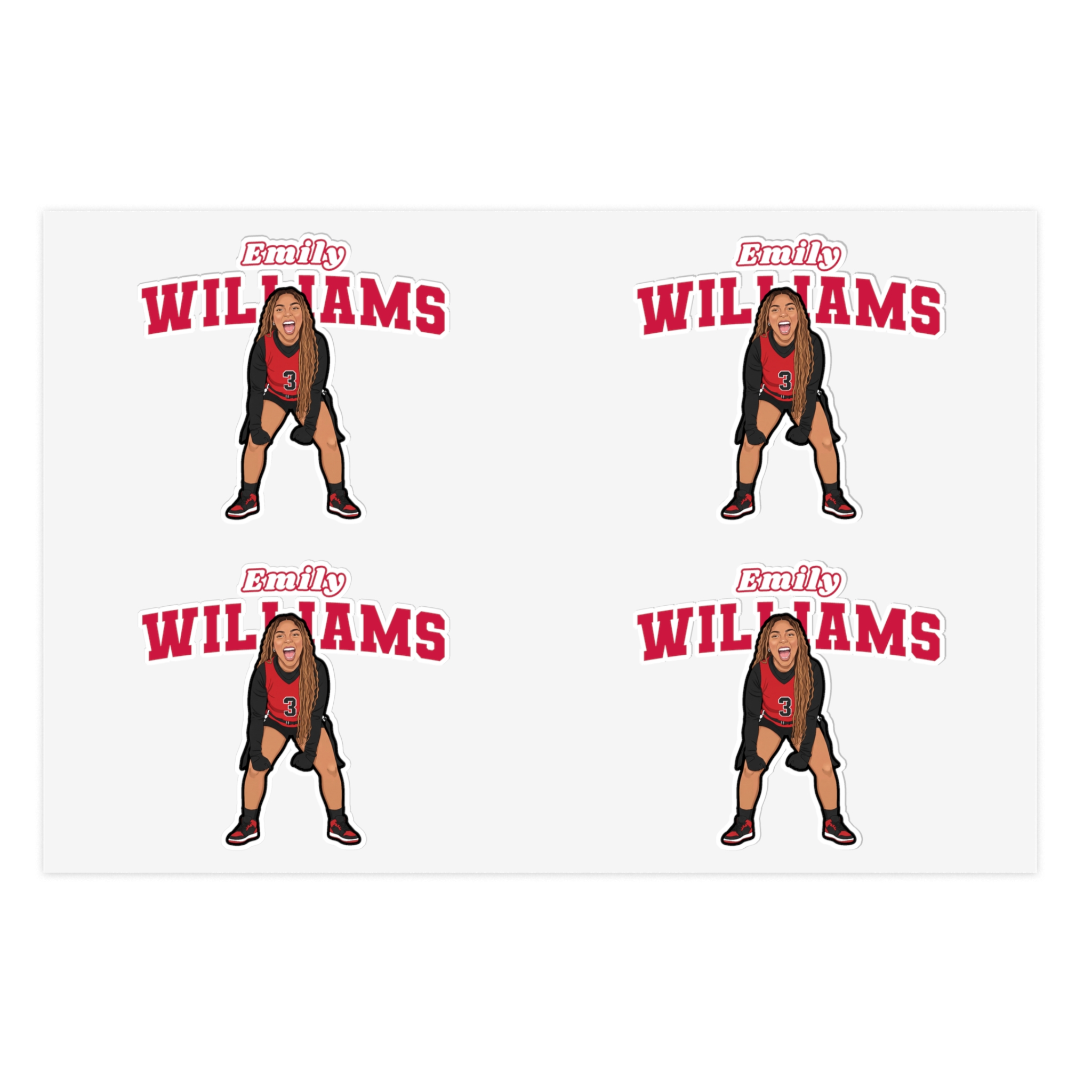 Sticker Sheet — character_name_arch in Classic