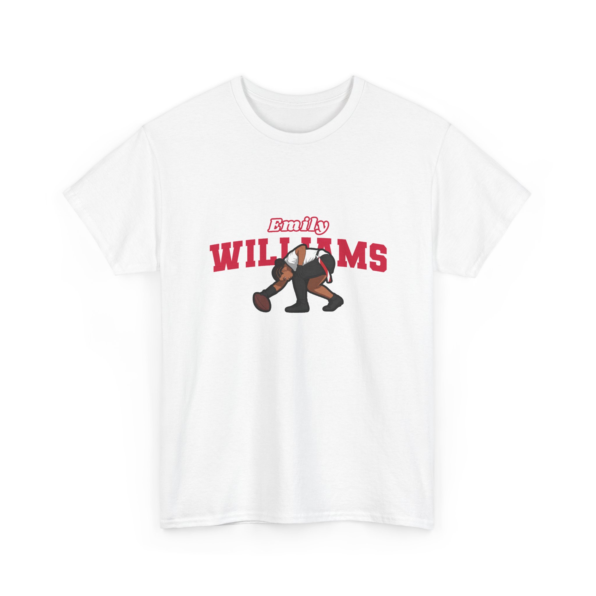 Tee — character_name_arch in White