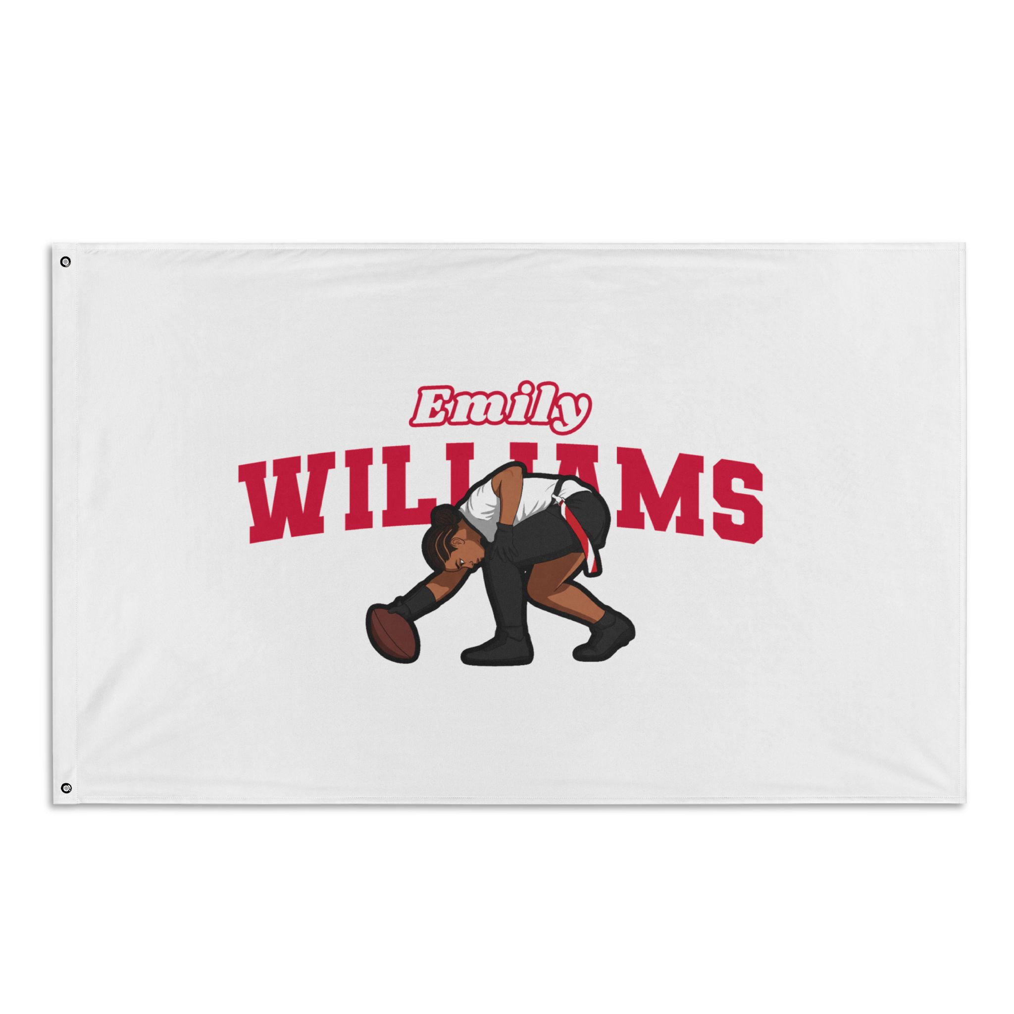 Flag (35 × 56 in) — character_name_arch in Classic