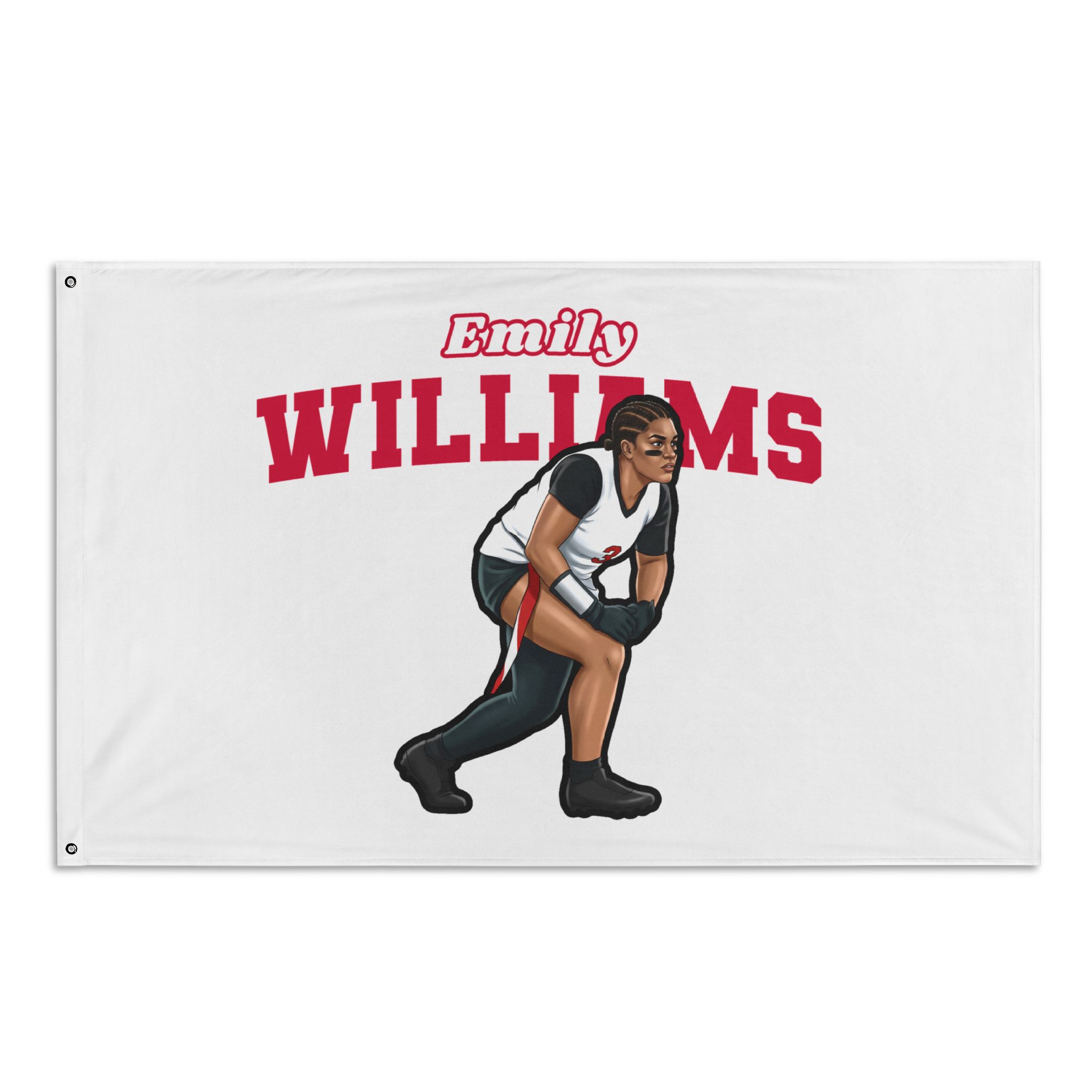 Flag (35 × 56 in) — character_name_arch in Classic