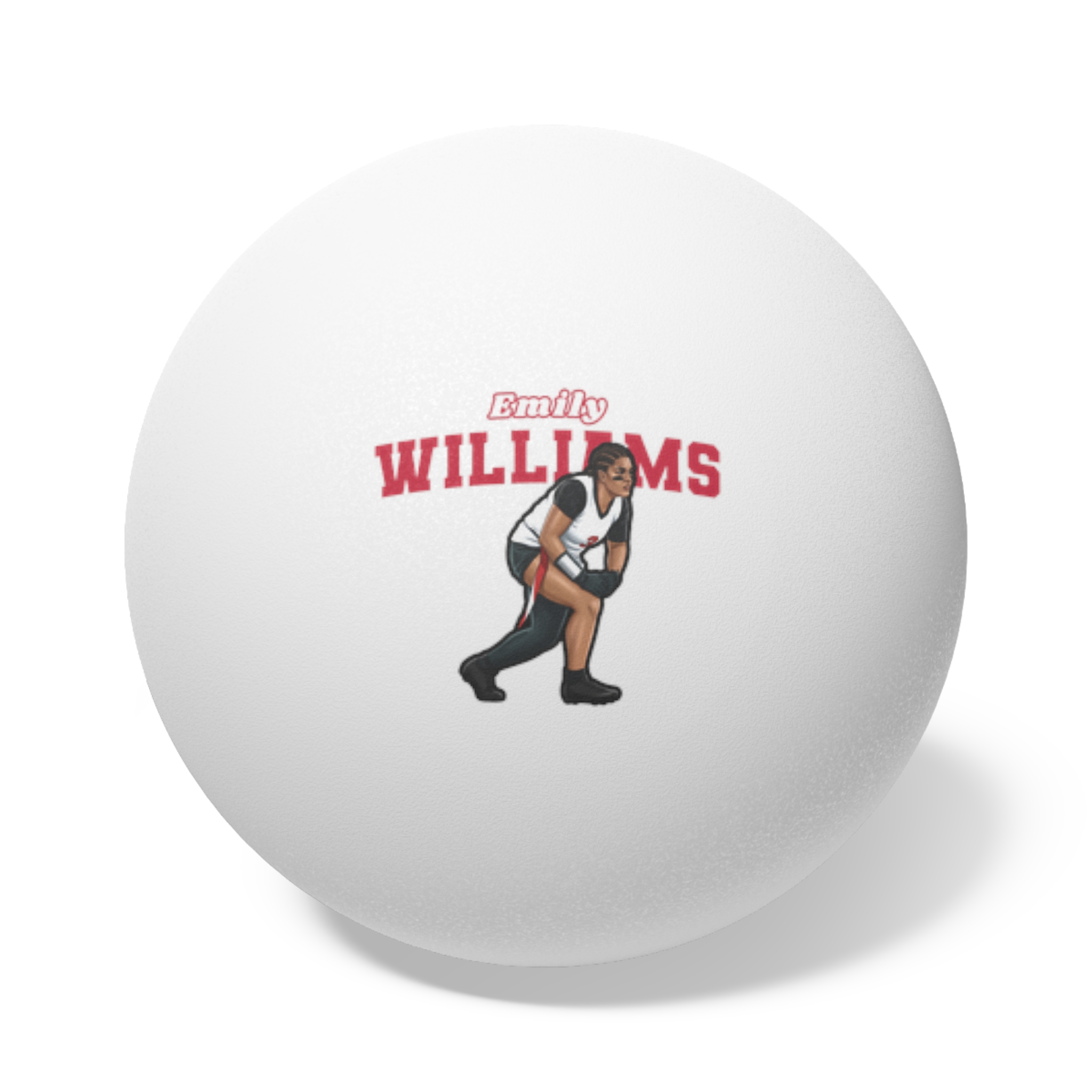 Ping Pong Balls, 6 pcs — character_name_arch in White