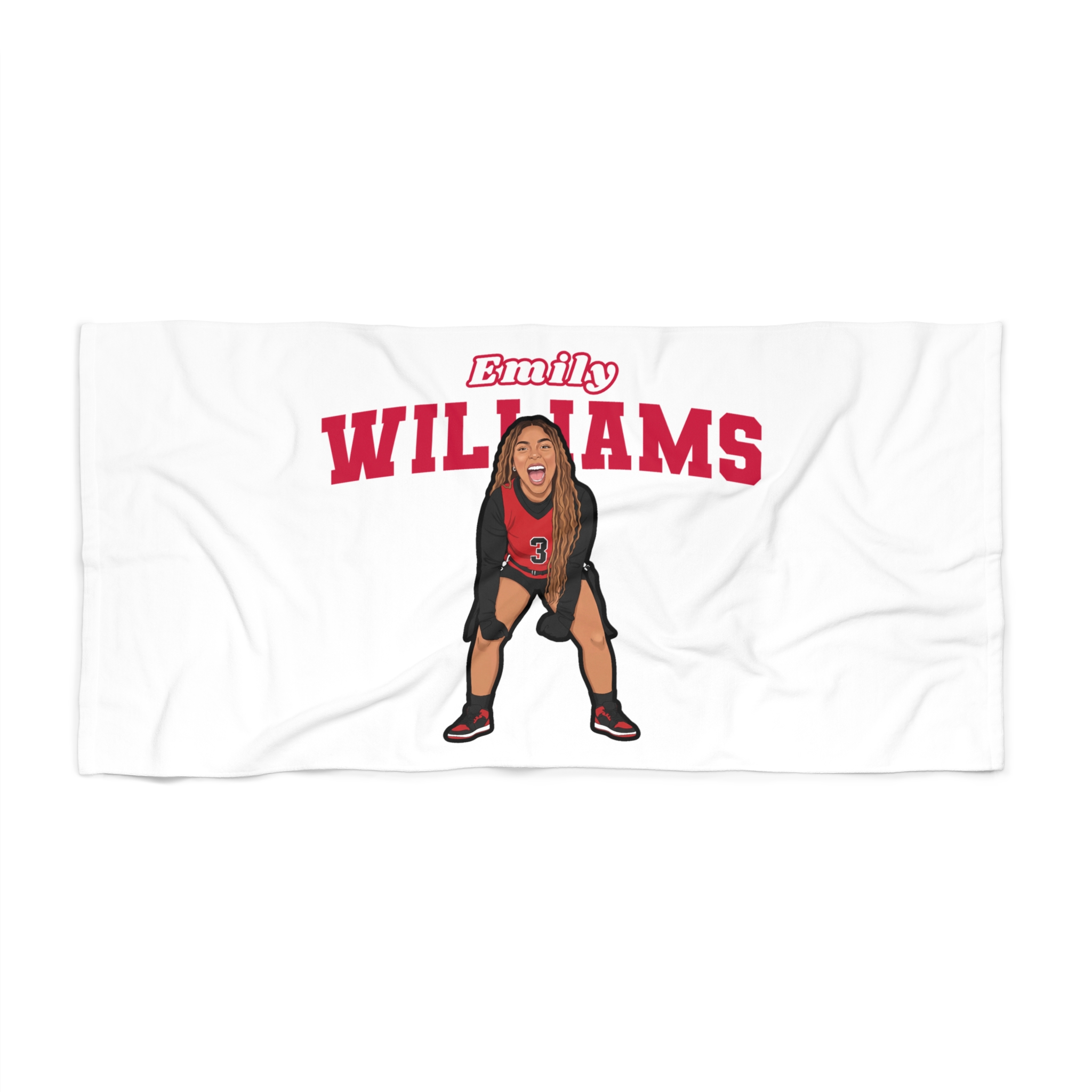 Beach Towel — character_name_arch in Classic