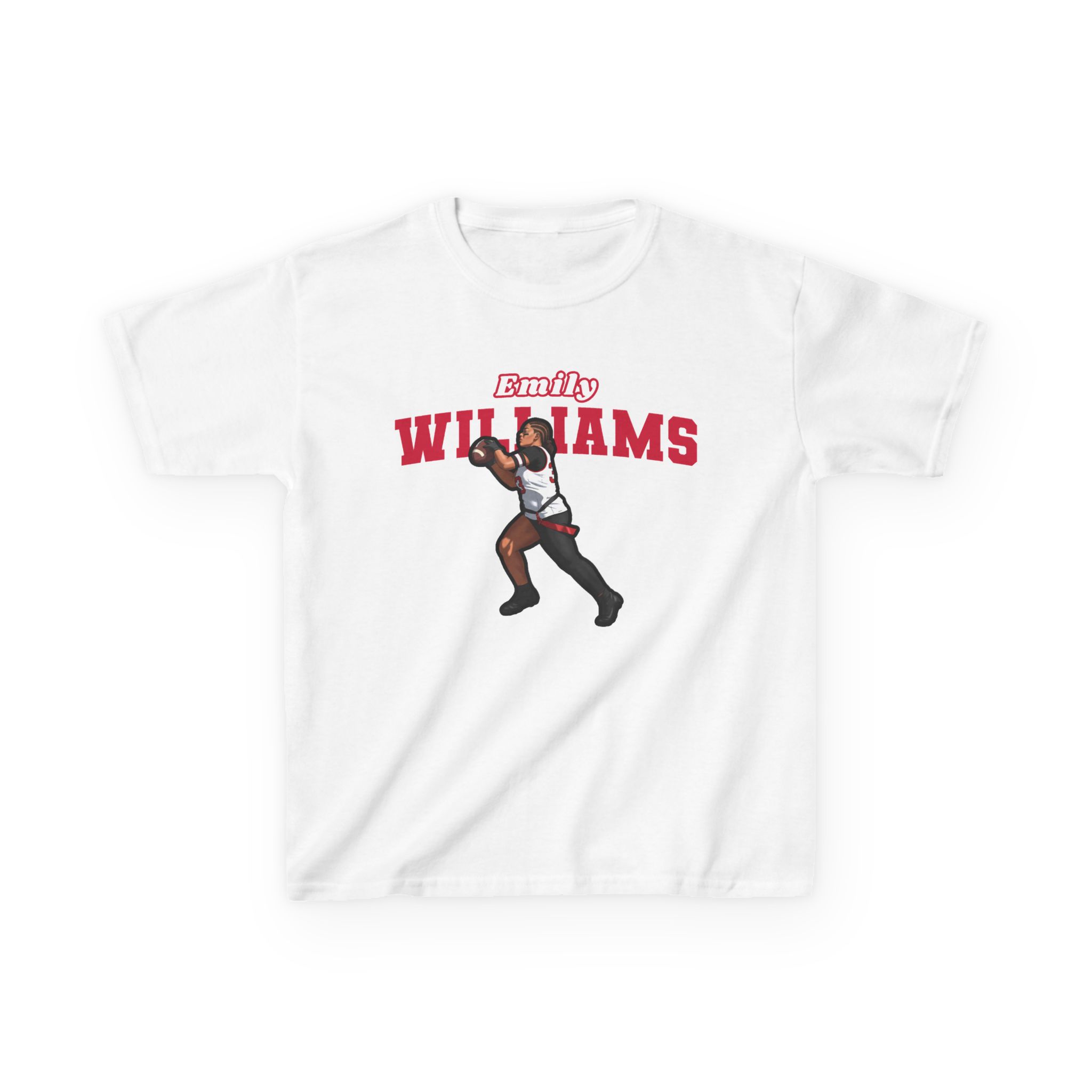 Youth Tee — character_name_arch in White