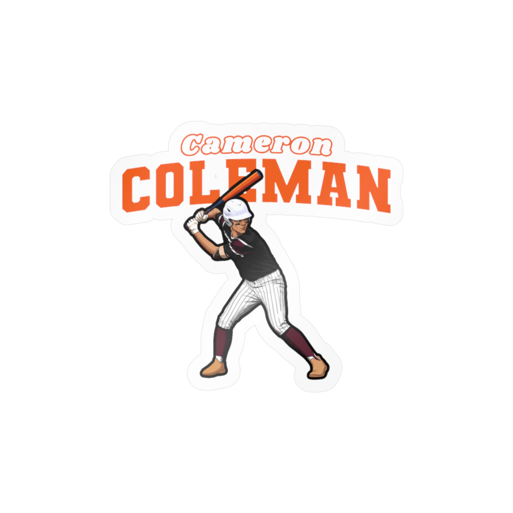 Vinyl Sticker — character_name_arch in Classic