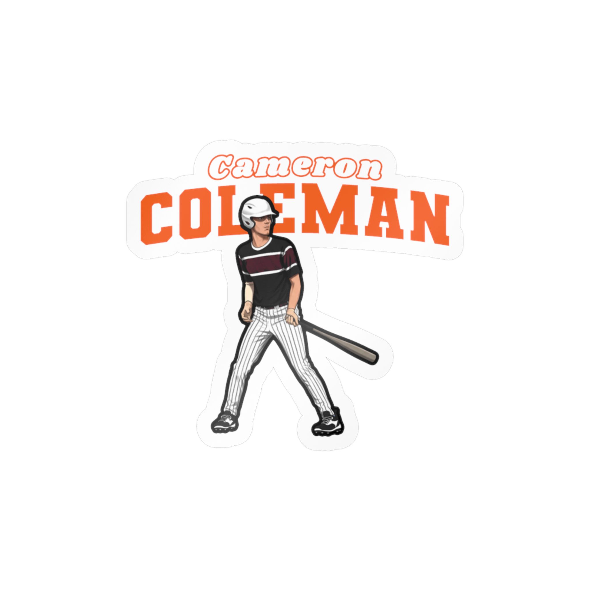 Vinyl Sticker — character_name_arch in Classic