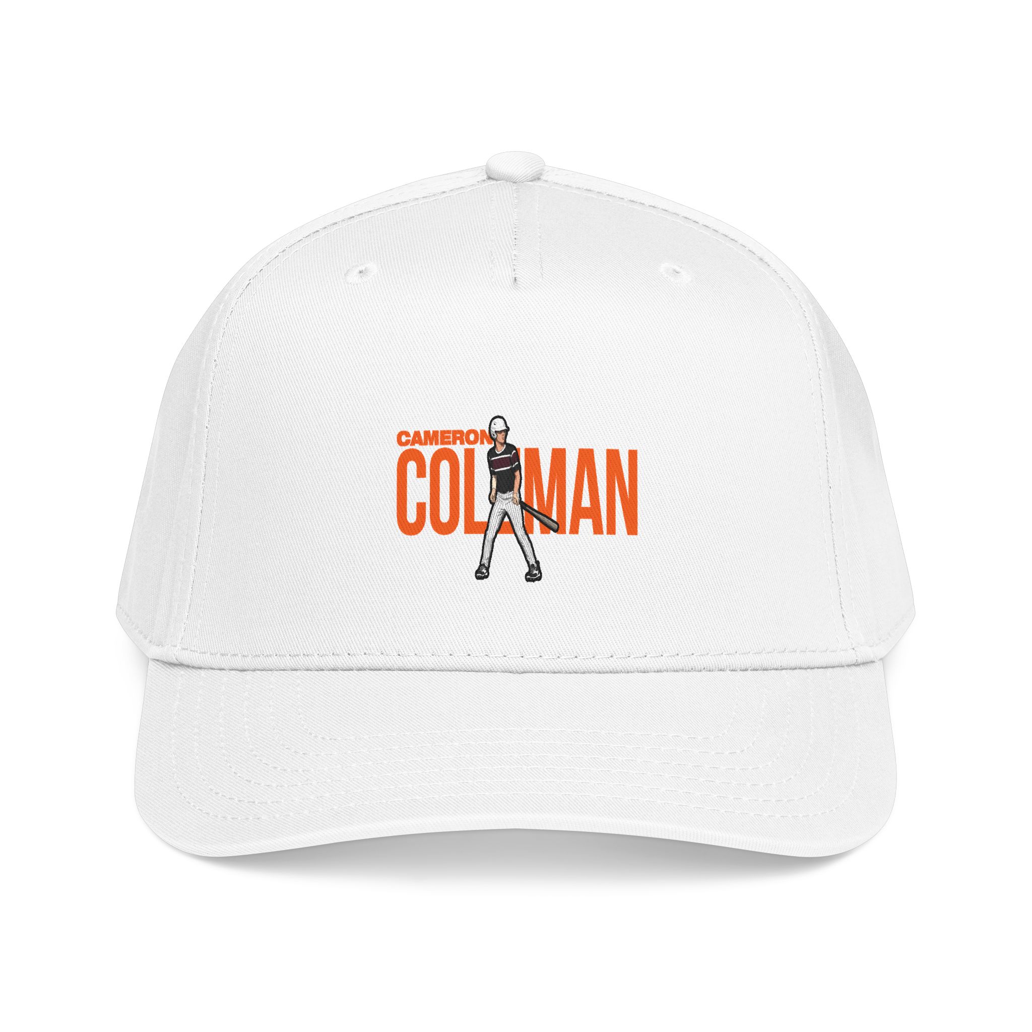 Baseball Cap — character_player_name in White