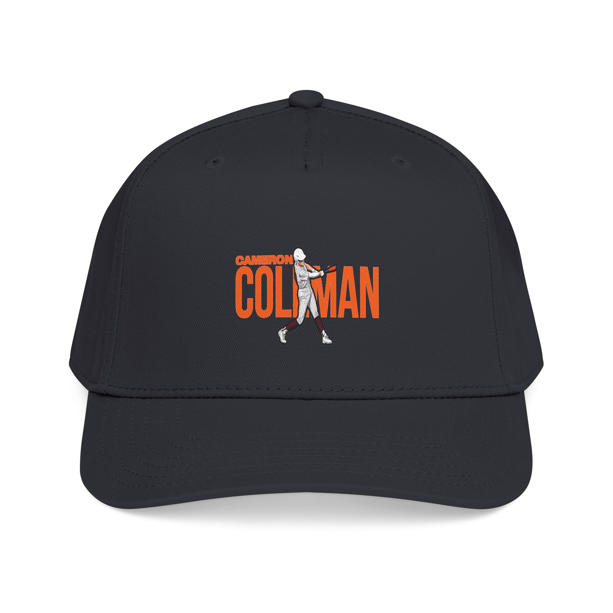 Baseball Cap — character_player_name in Black