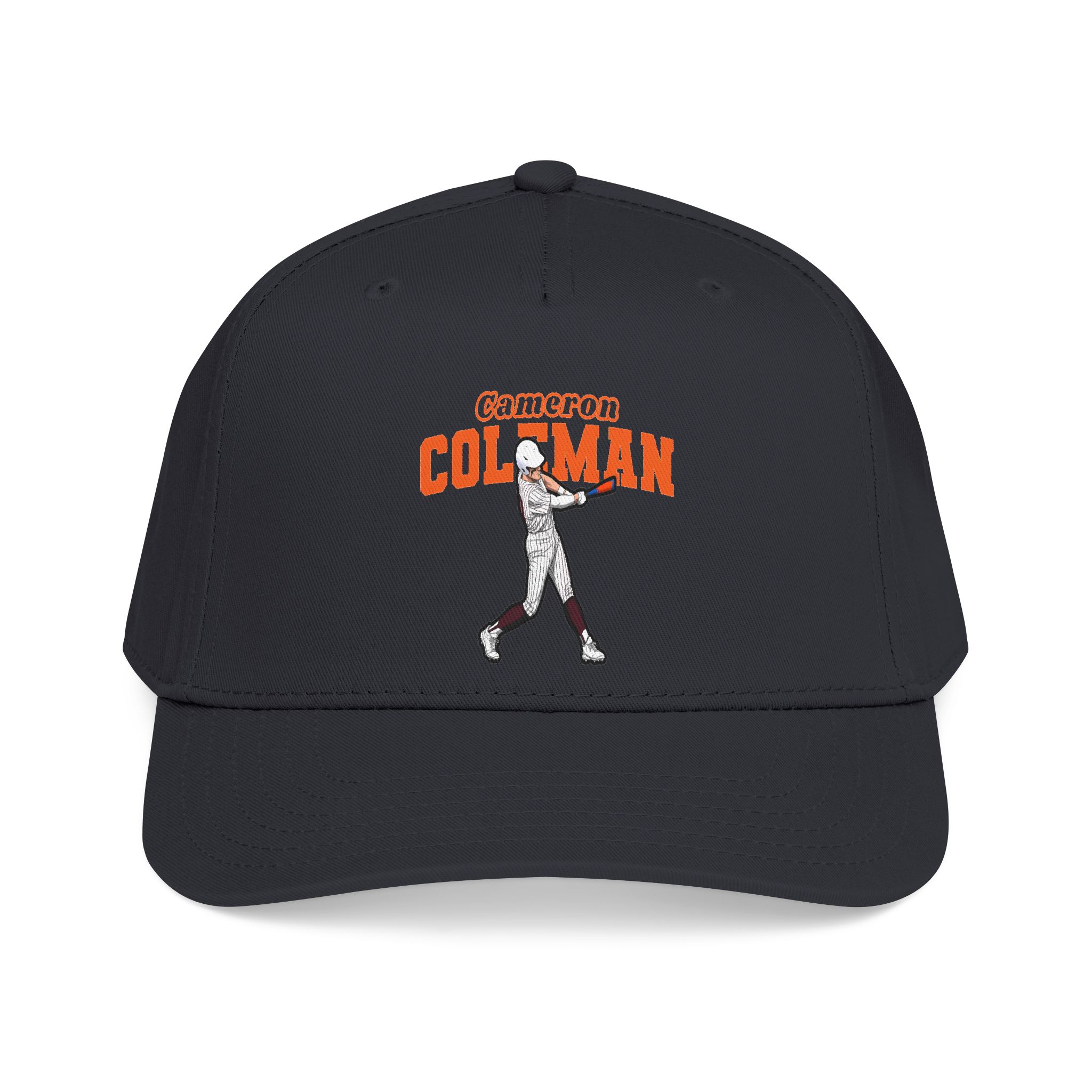 Baseball Cap — character_name_arch in Black