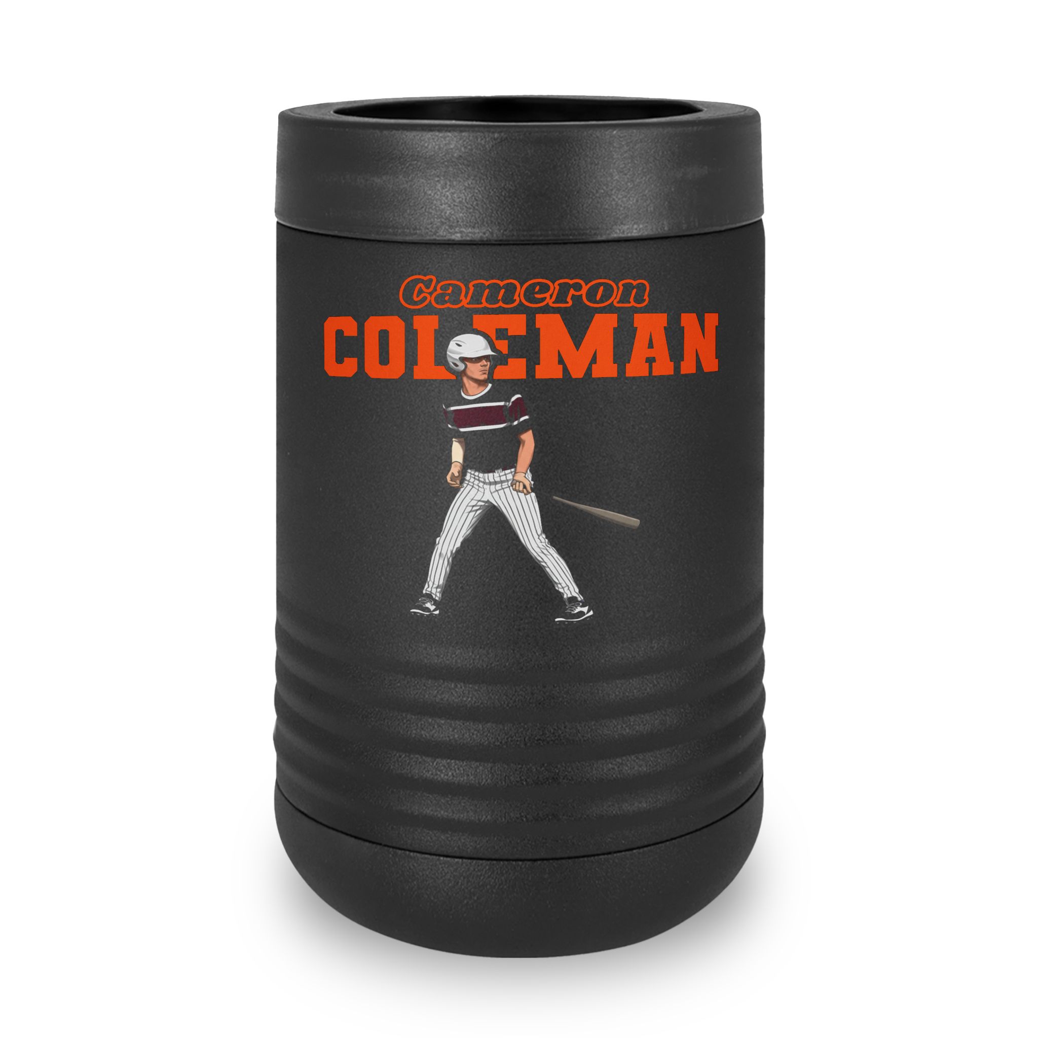 Stainless Can Cooler — character_name_arch in Black