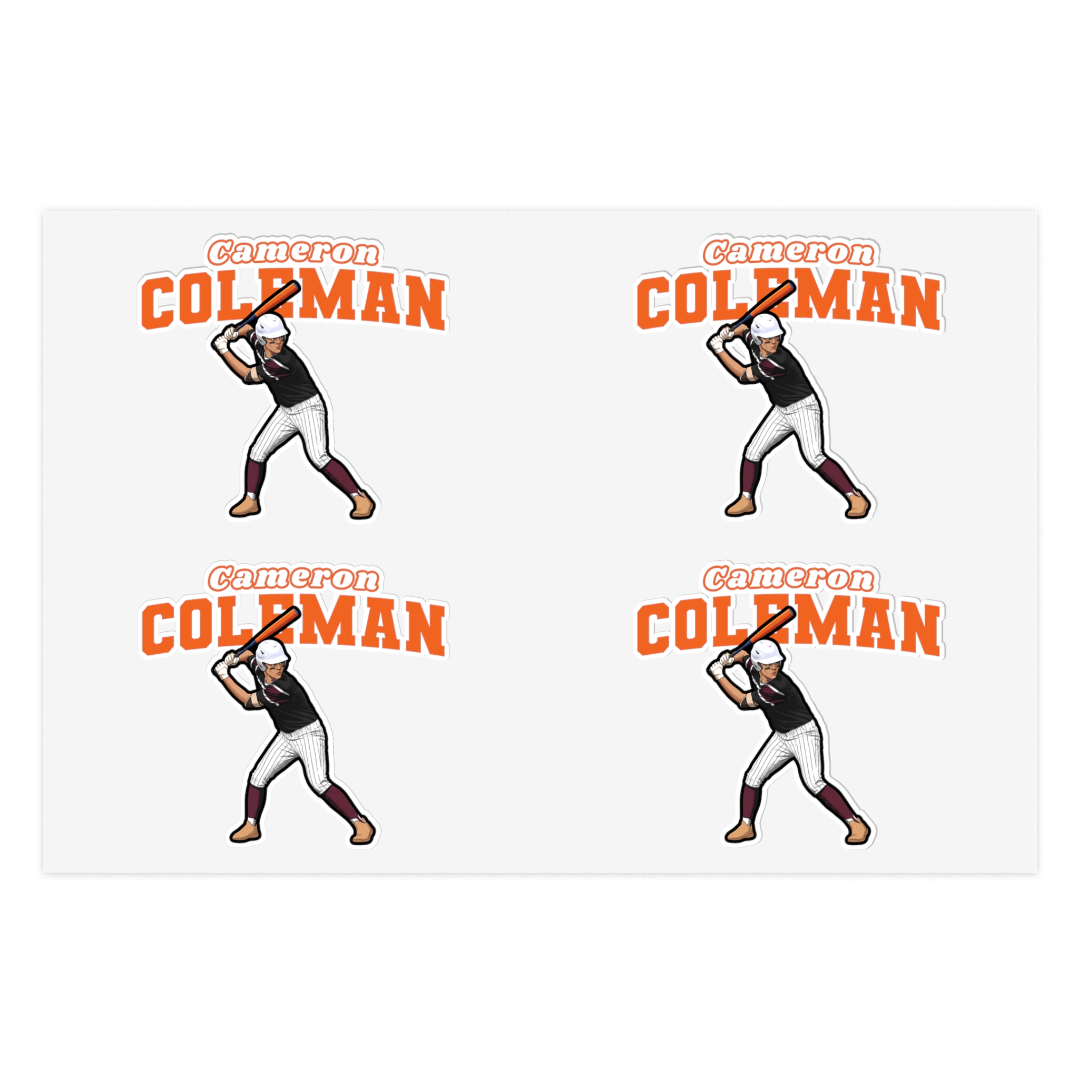 Sticker Sheet — character_name_arch in Classic