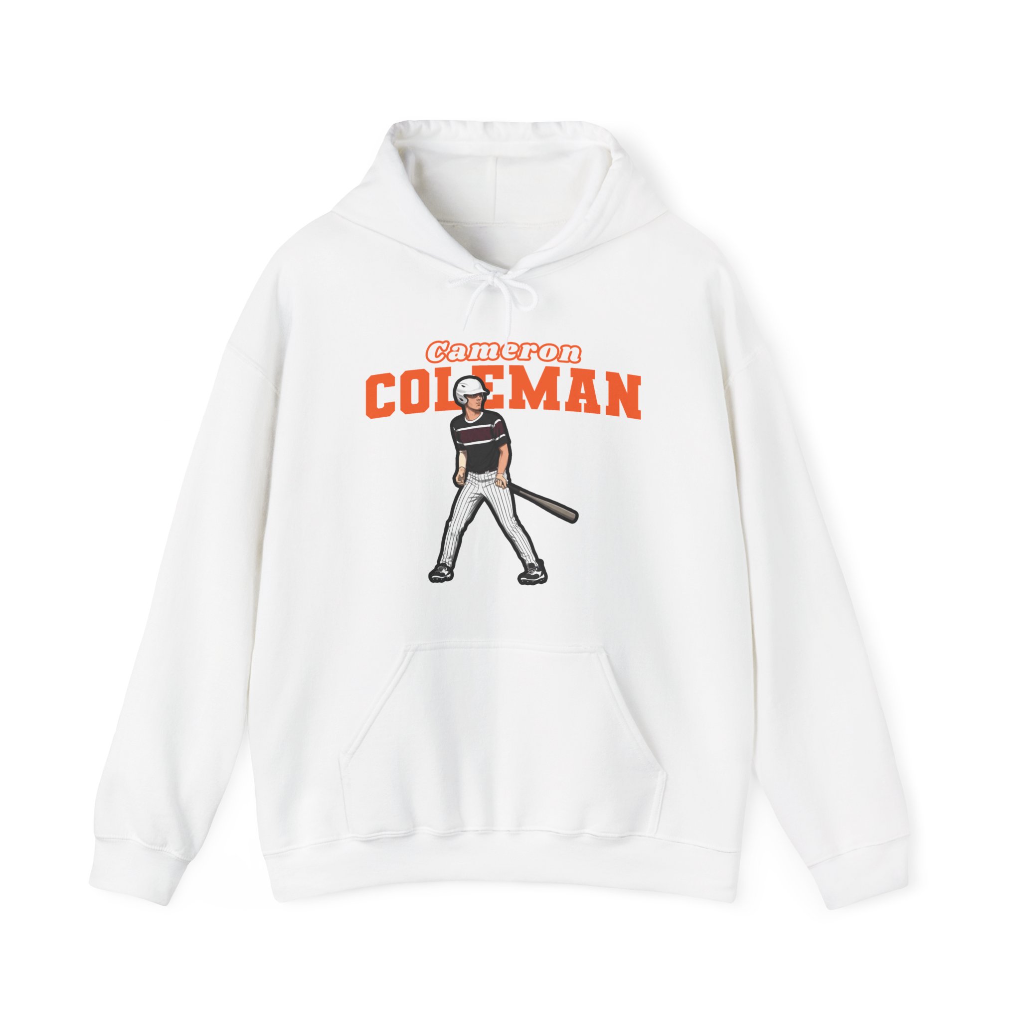Hoodie — character_name_arch in White