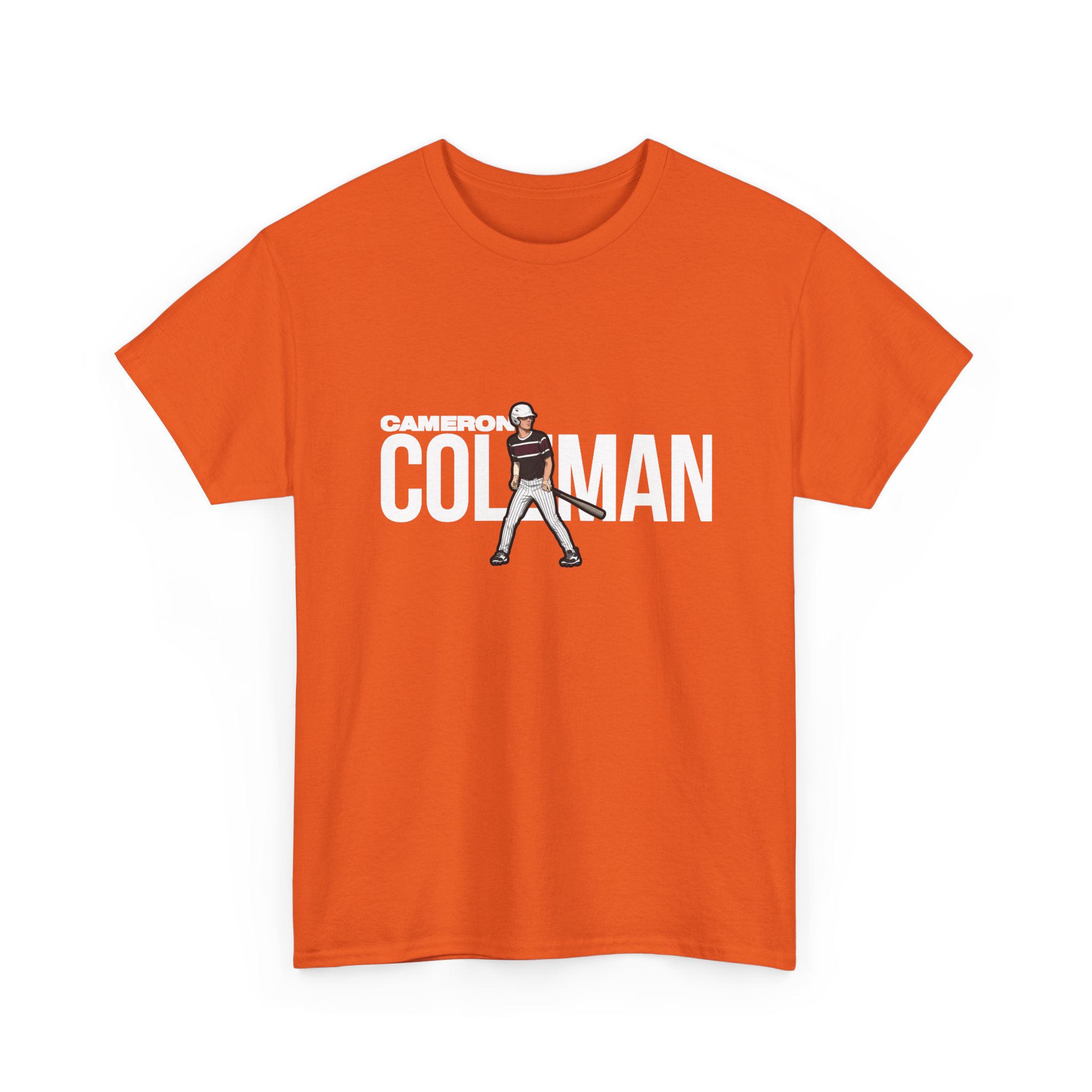 Tee — character_player_name in Orange
