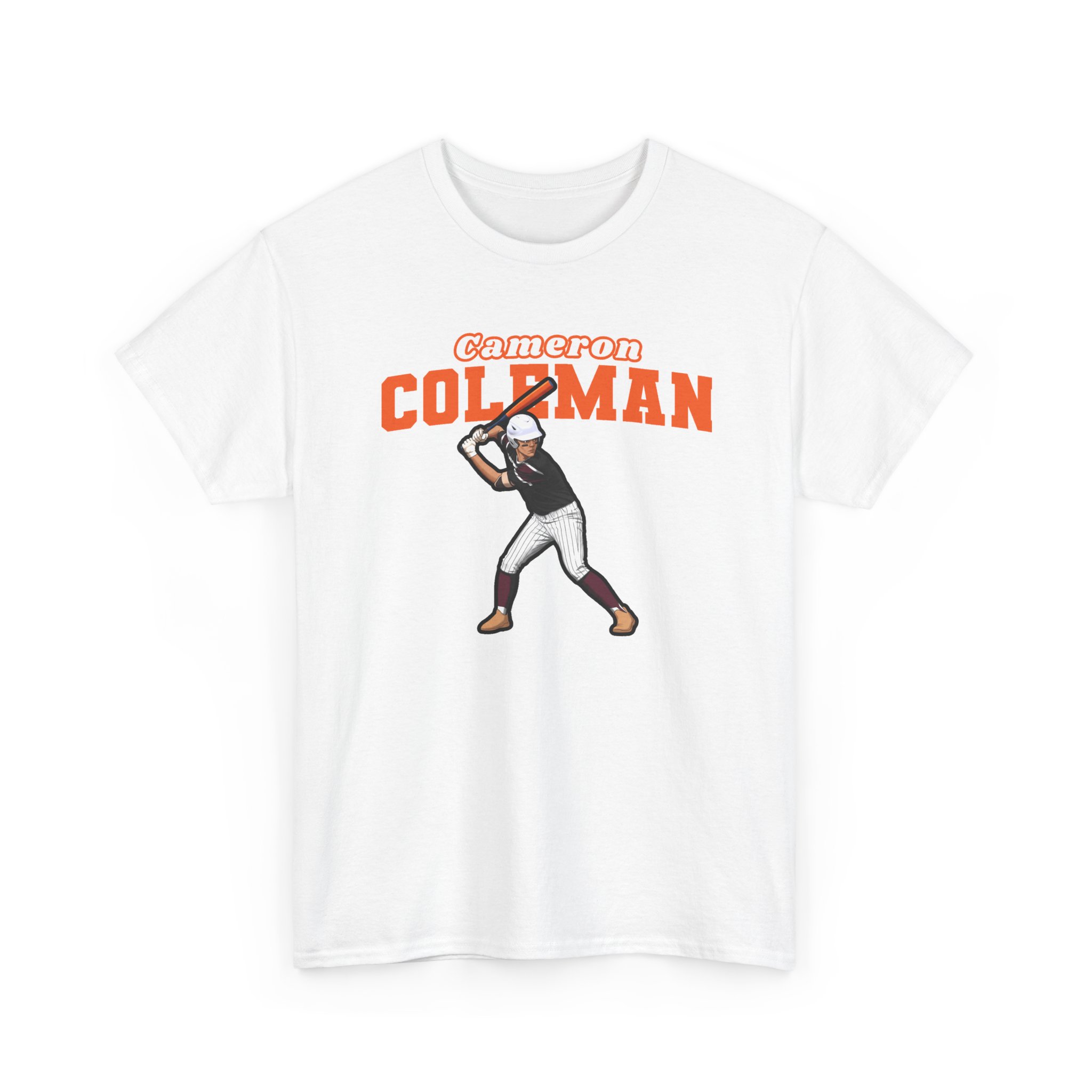 Tee — character_name_arch in White