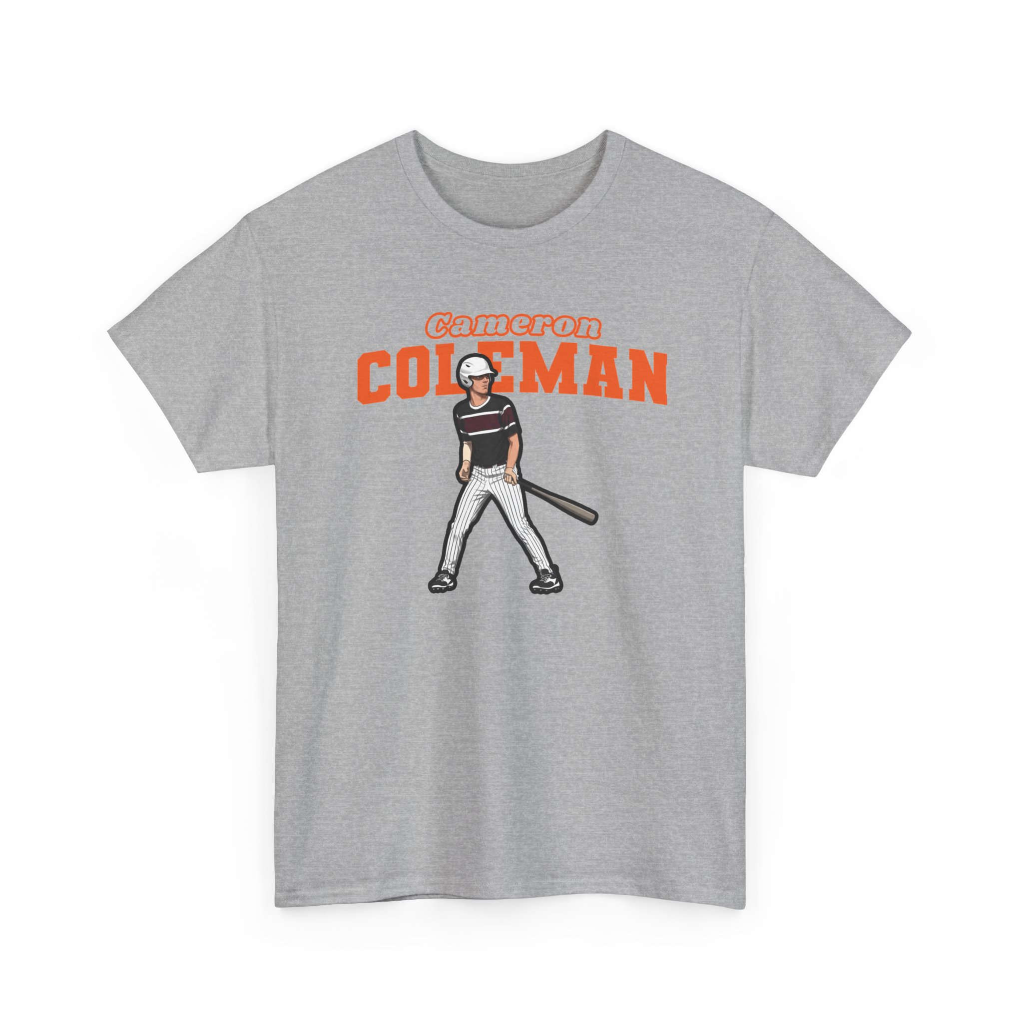 Tee — character_name_arch in Grey