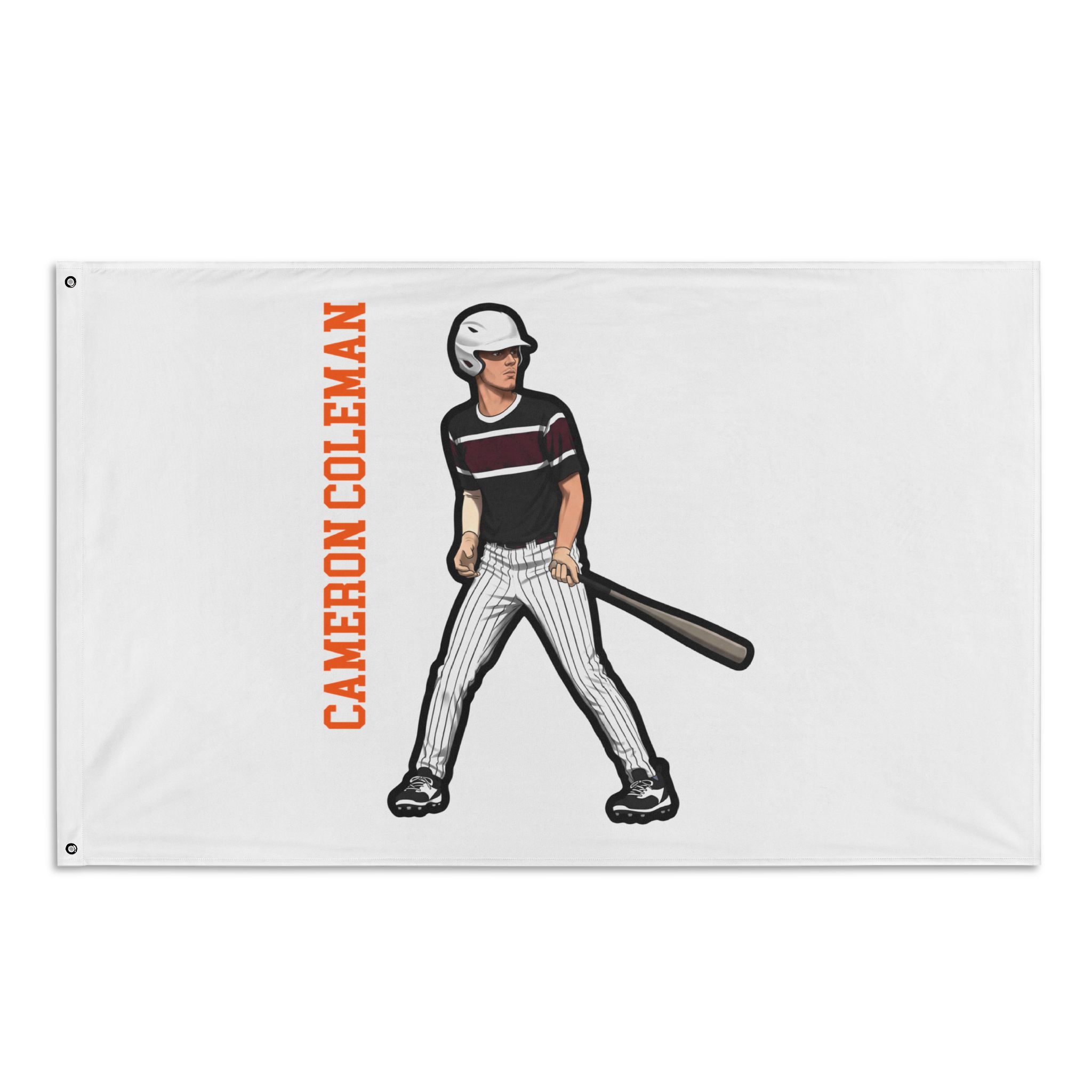 Flag (35 × 56 in) — character_name_vertical in Classic