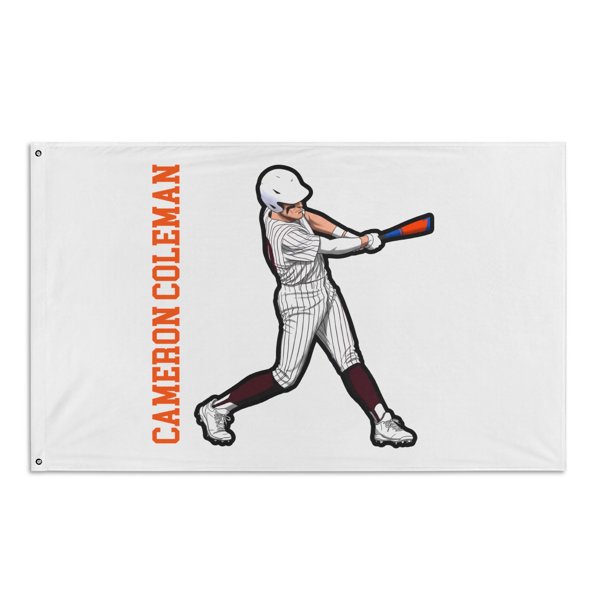 Flag (35 × 56 in) — character_name_vertical in Classic