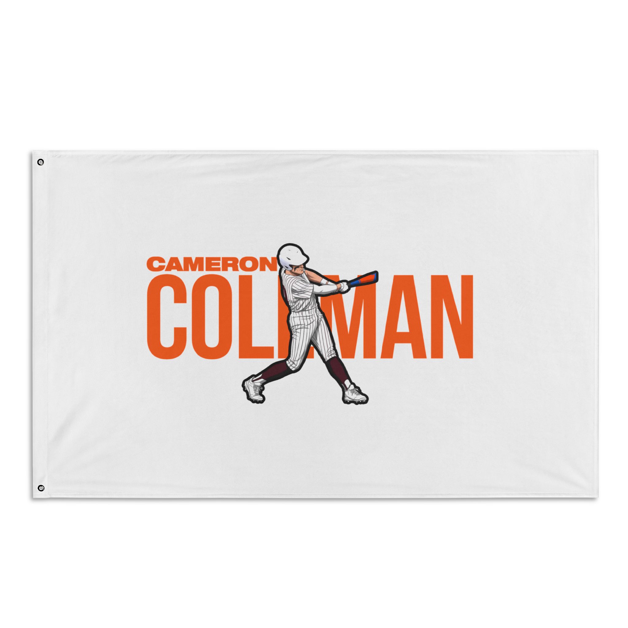 Flag (35 × 56 in) — character_player_name in Classic