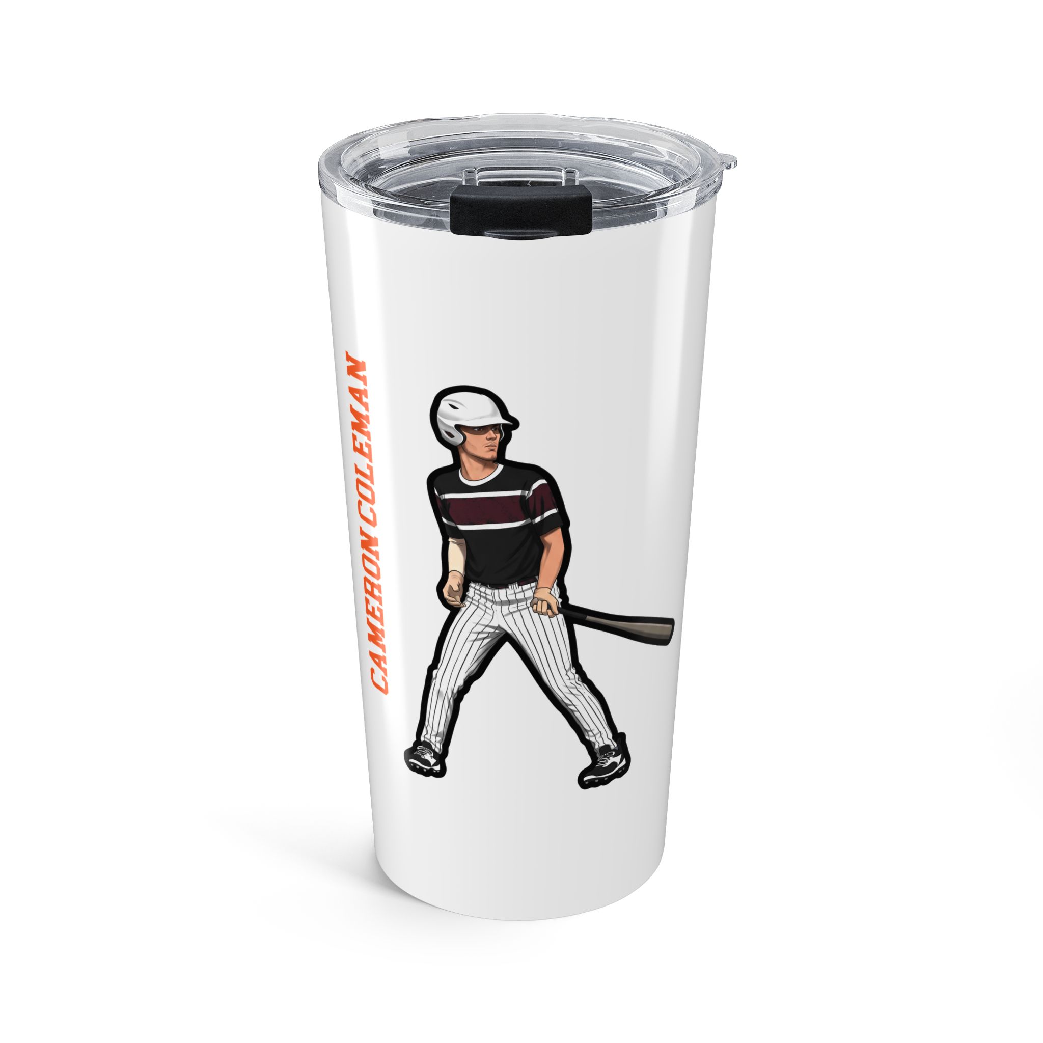 20oz Tumbler — character_name_vertical in Classic