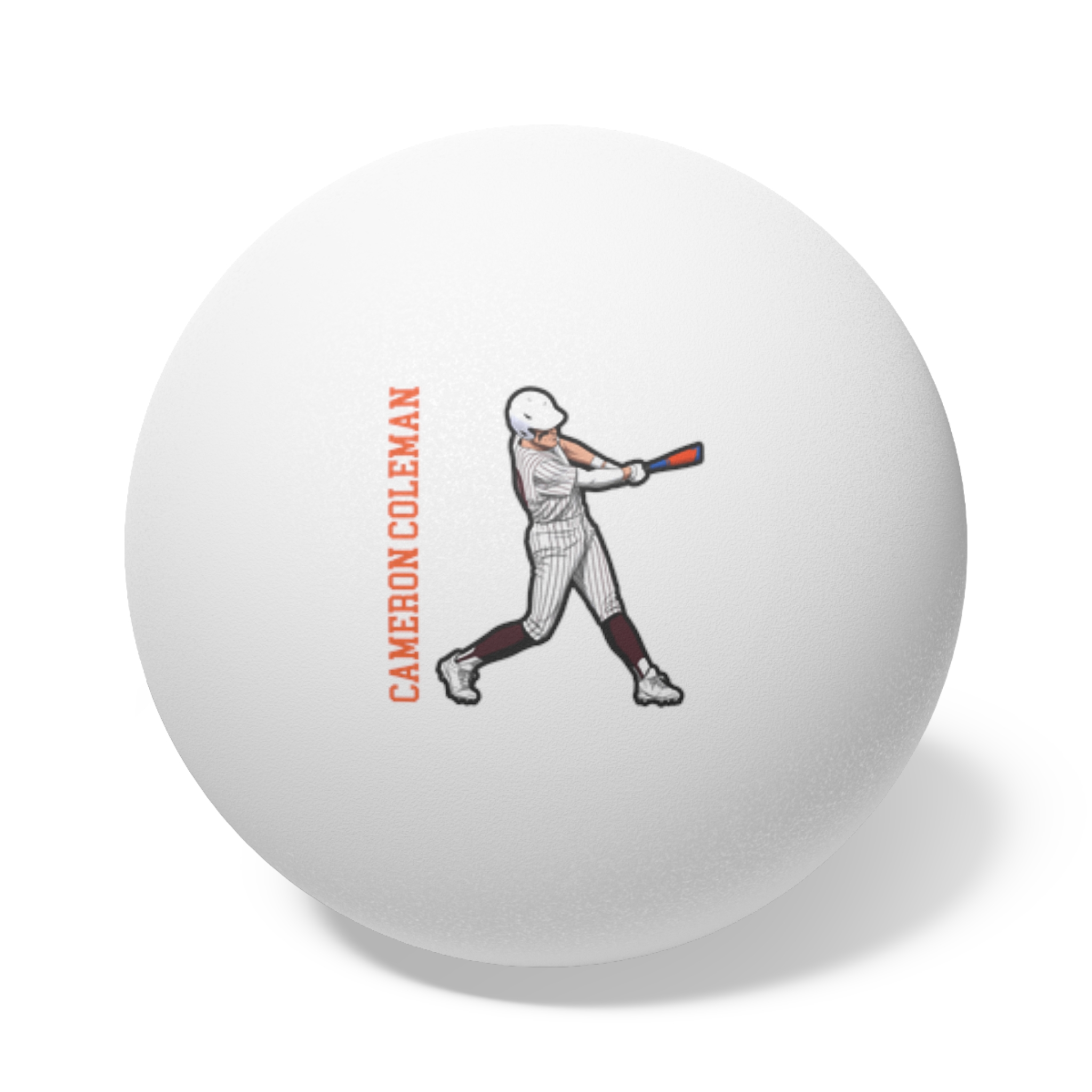 Ping Pong Balls, 6 pcs — character_name_vertical in White