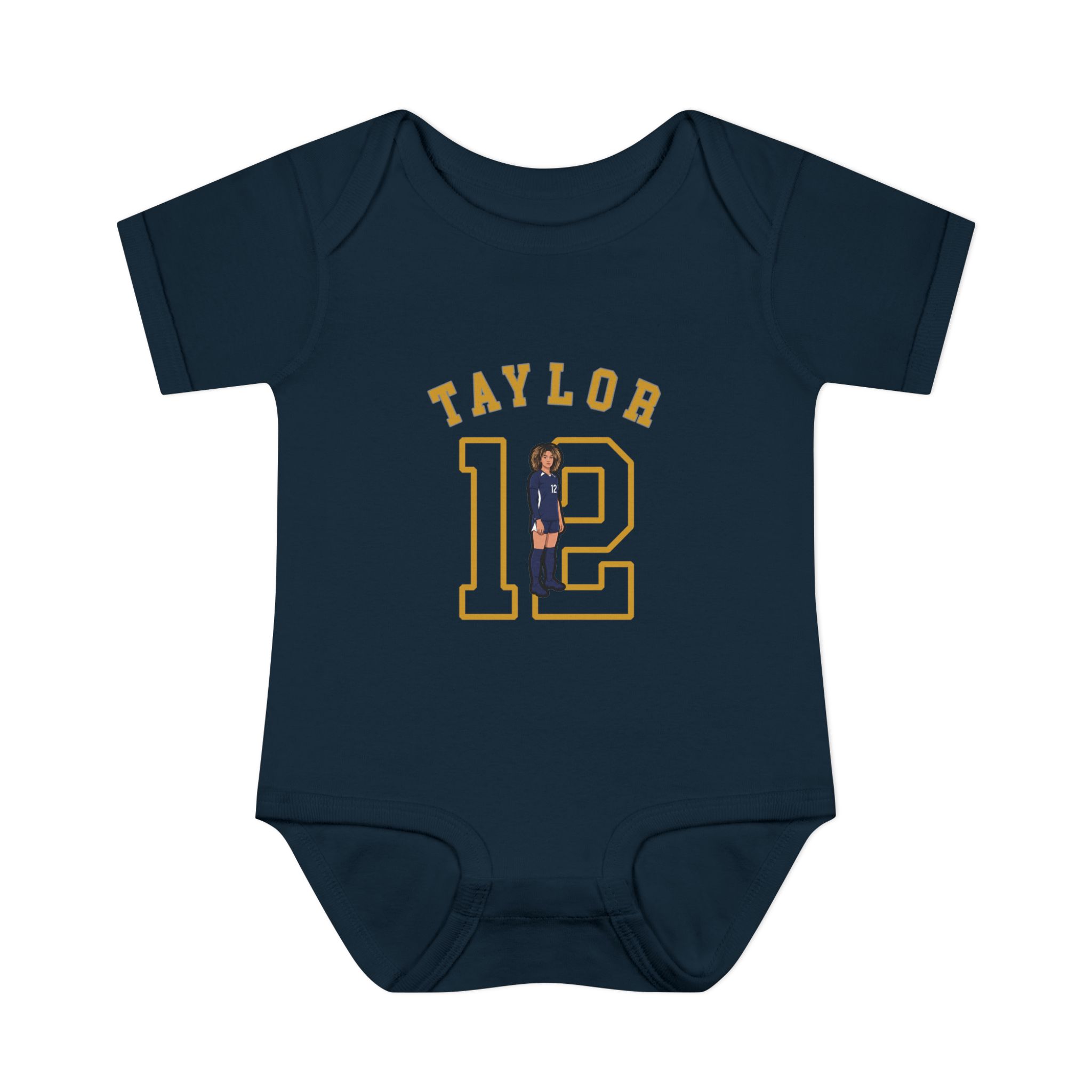 Baby Onesie — character_shirsey_arch in Navy