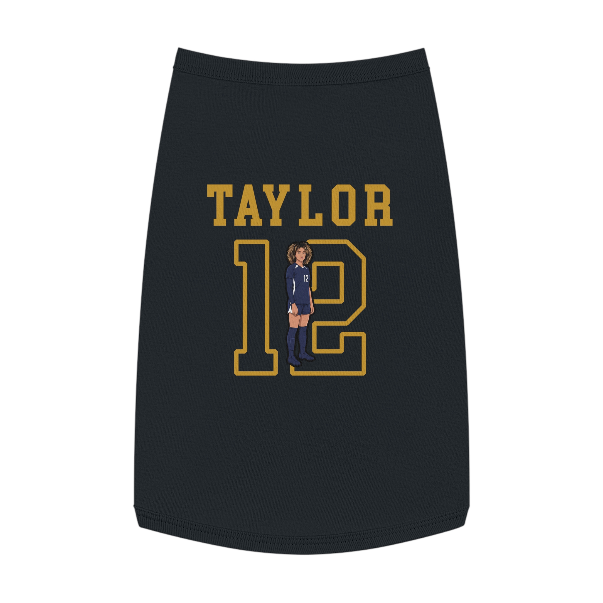Pet Tank Top — character_shirsey in Black