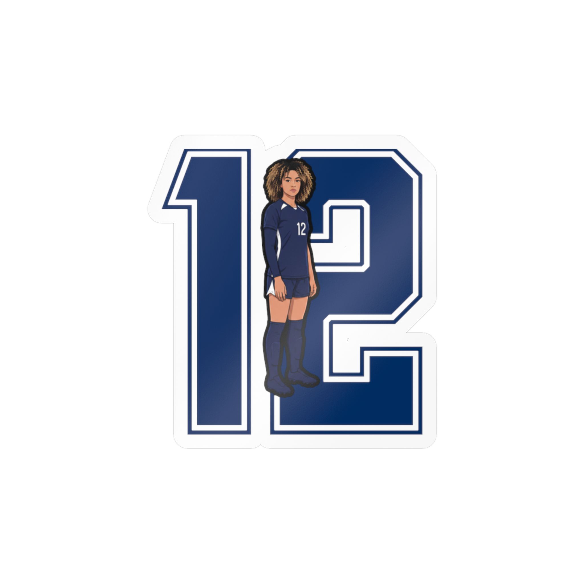 Vinyl Sticker — character_number in Classic