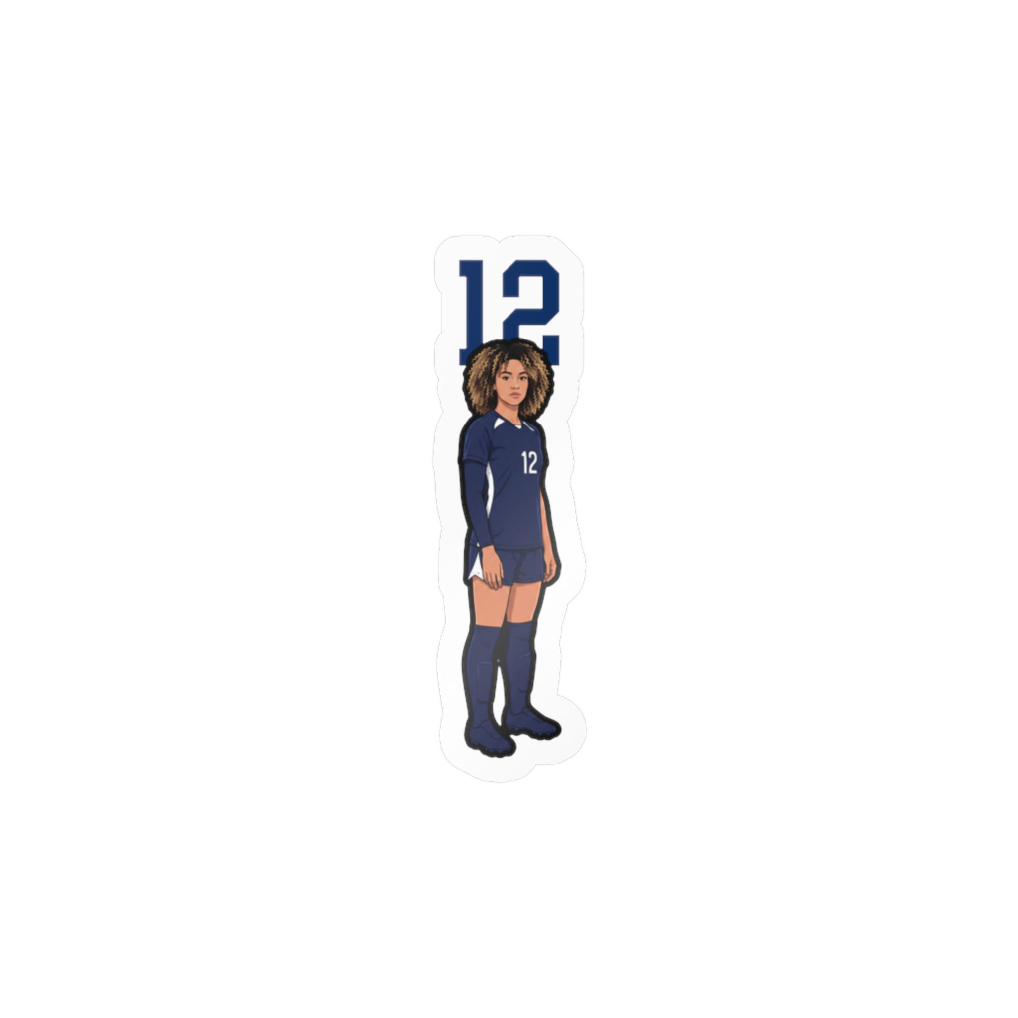 Vinyl Sticker — character_number_top in Classic