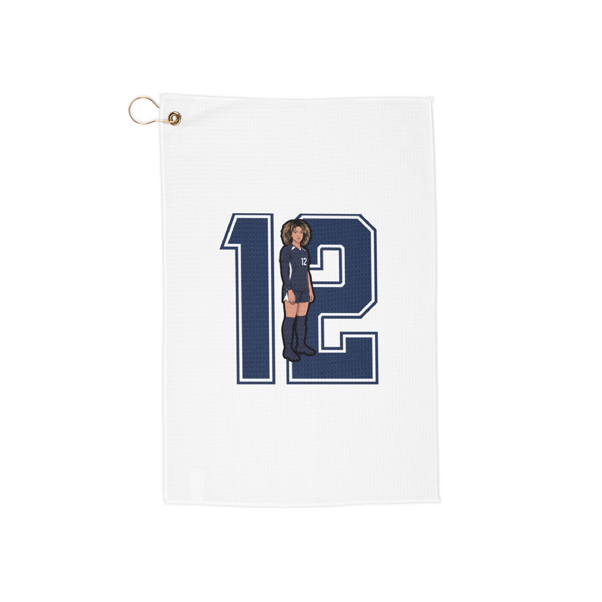 Golf Towel — character_number in Classic