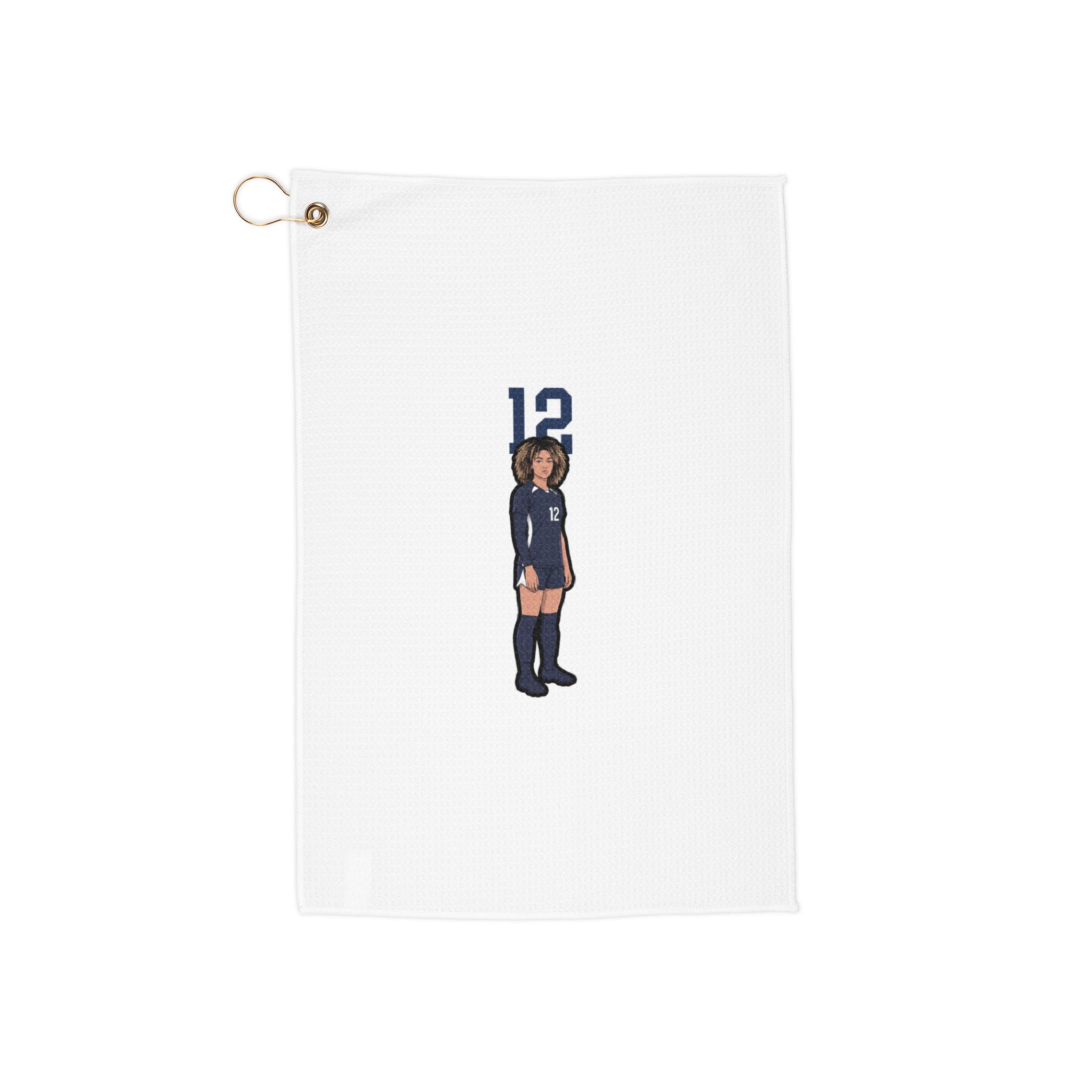 Golf Towel — character_number_top in Classic