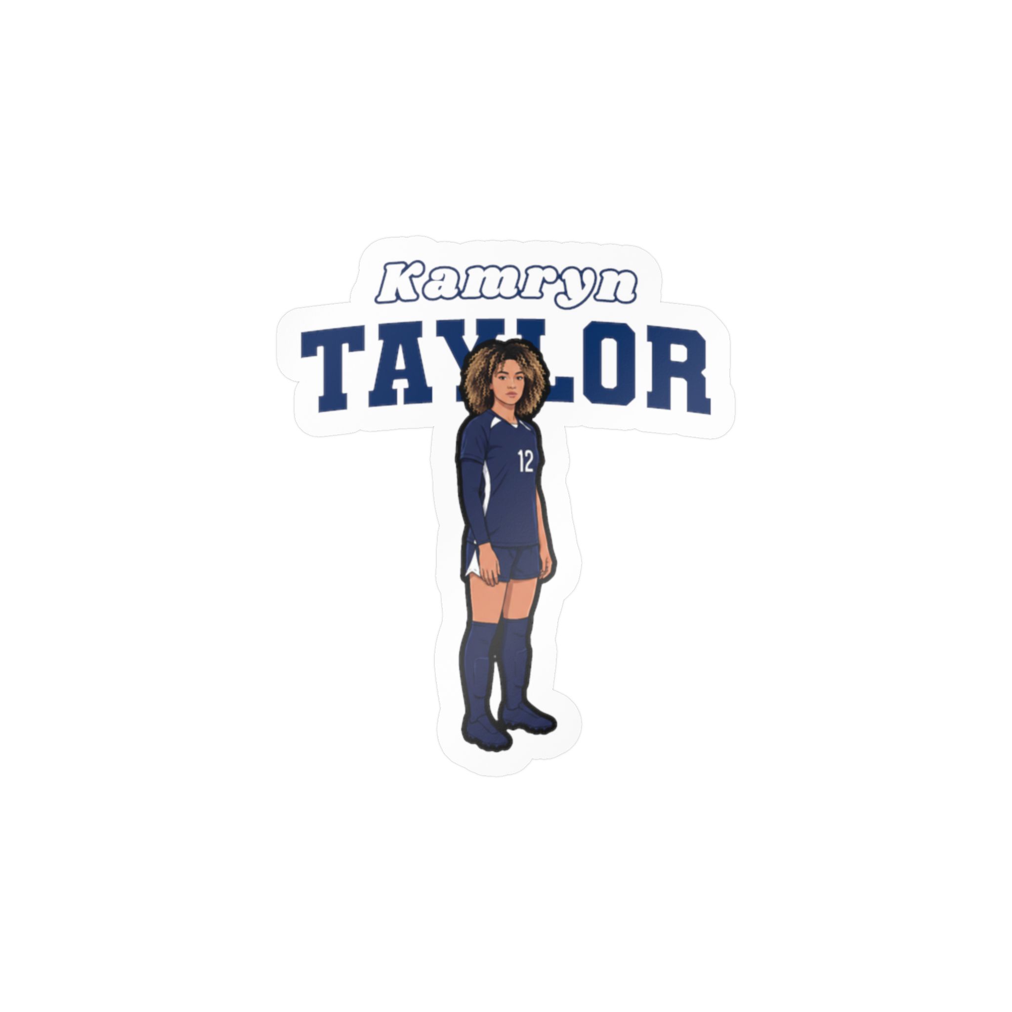 Vinyl Sticker — character_name_arch in Classic