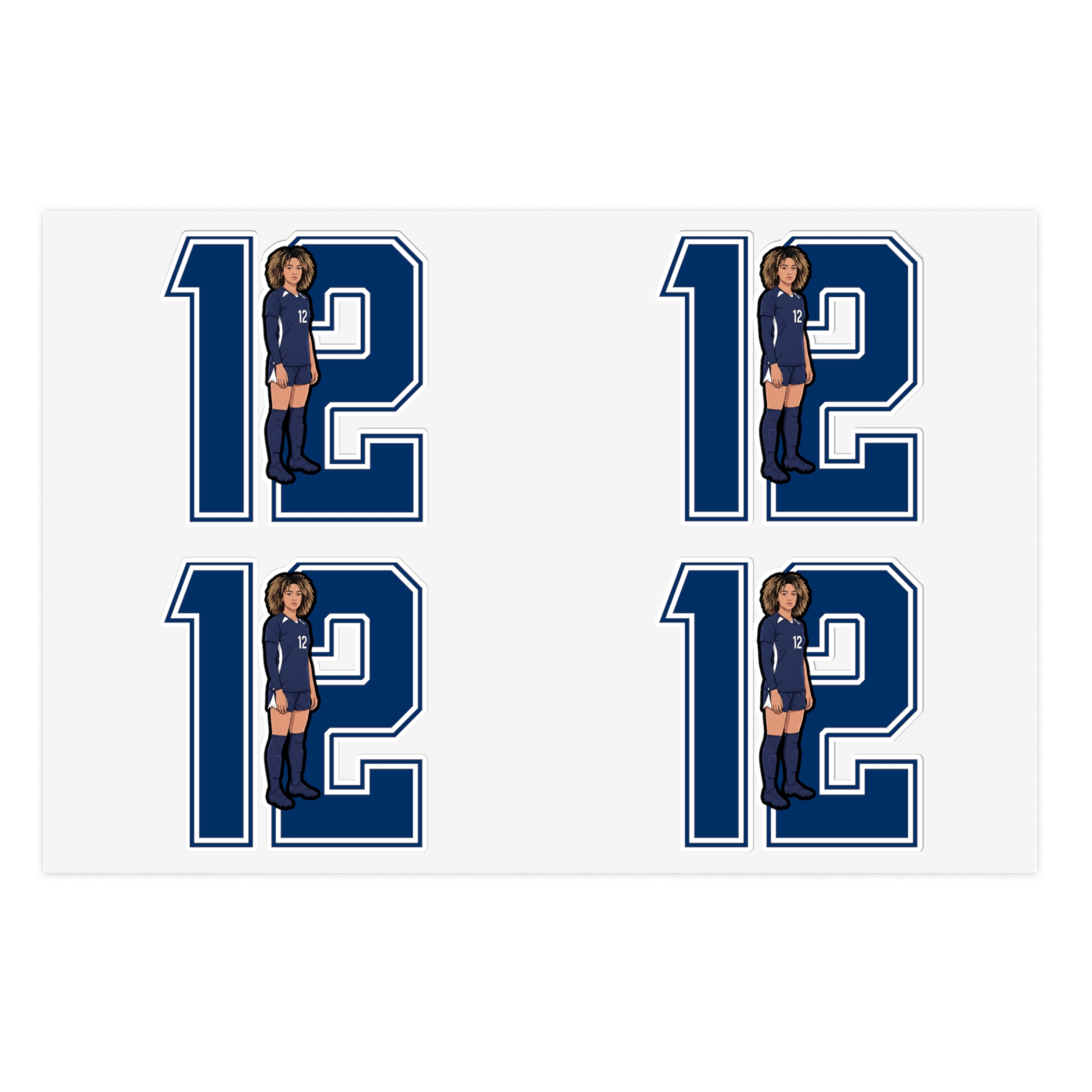 Sticker Sheet — character_number in Classic