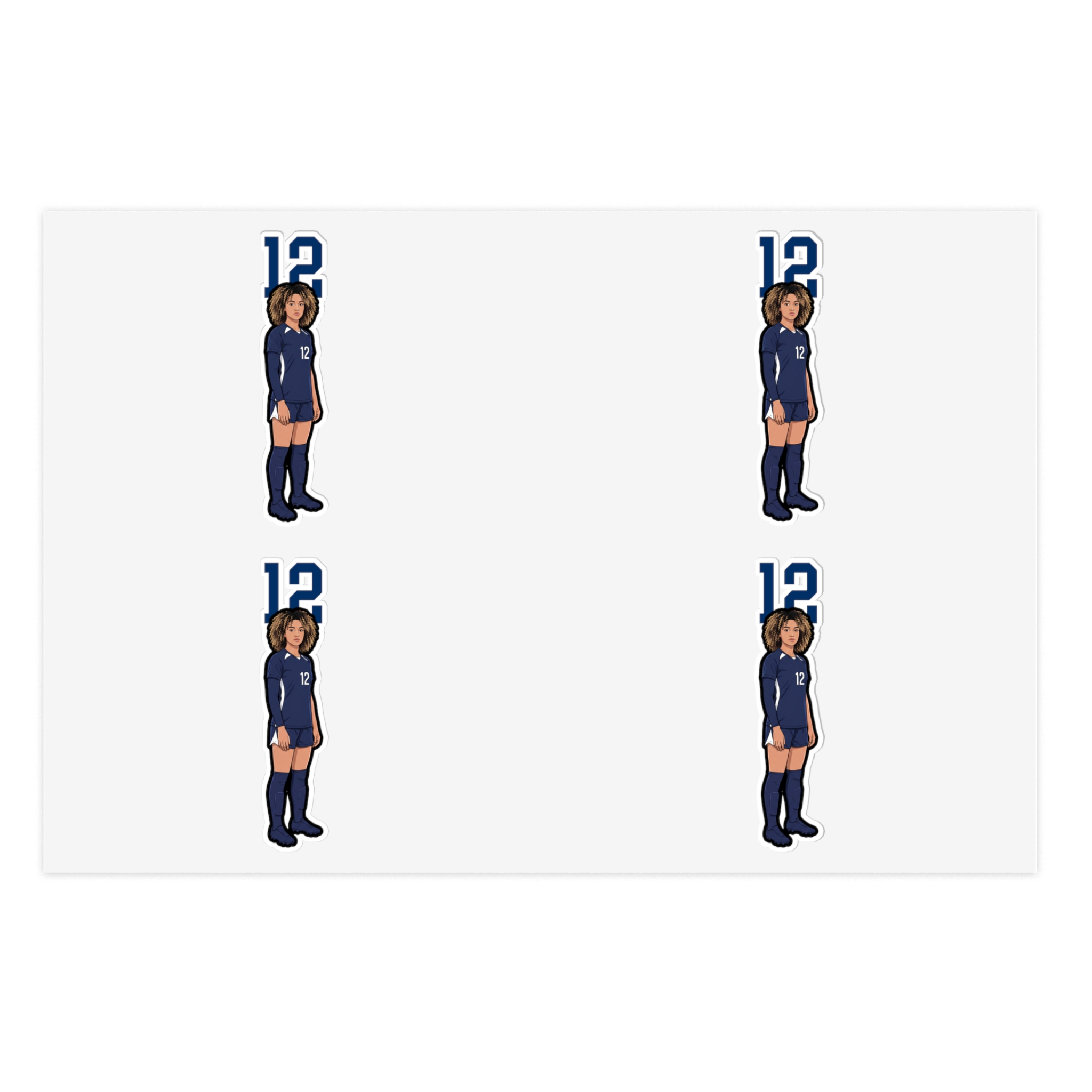 Sticker Sheet — character_number_top in Classic
