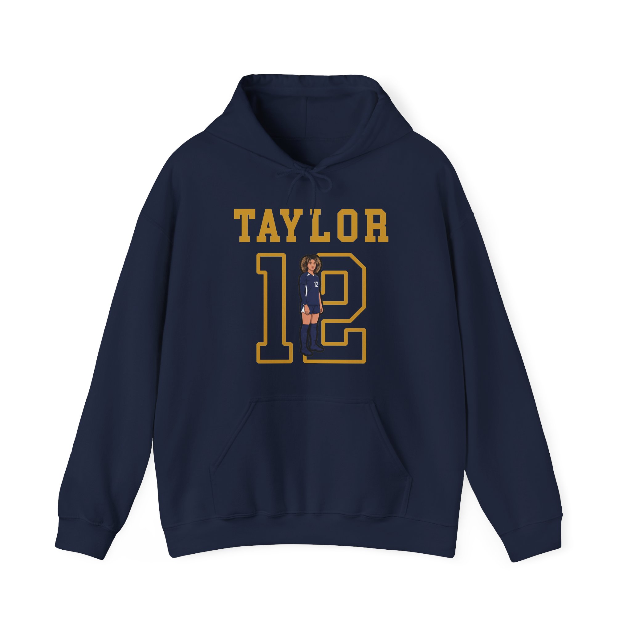 Hoodie — character_shirsey in Navy