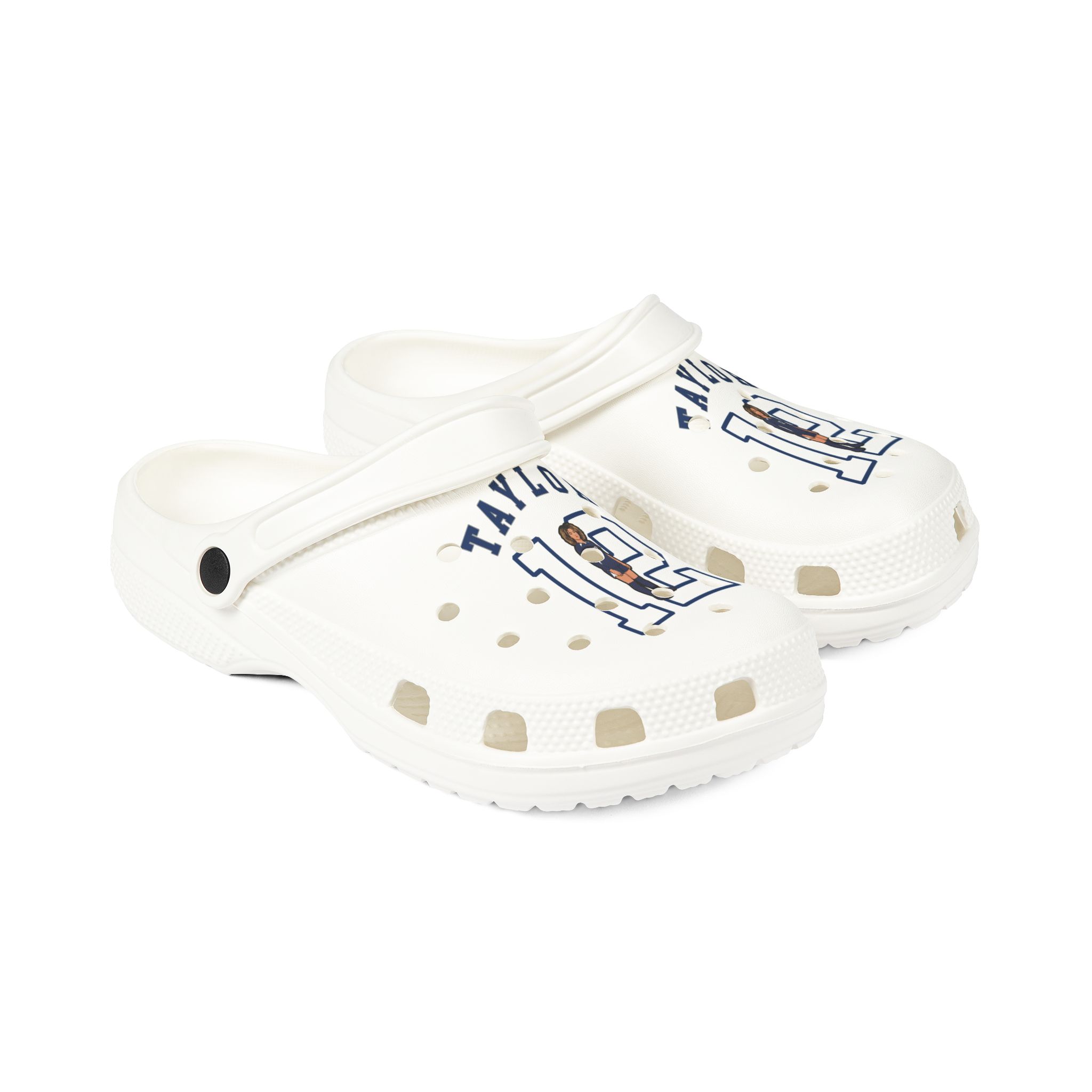 Rubber Clogs — character_shirsey_arch in White